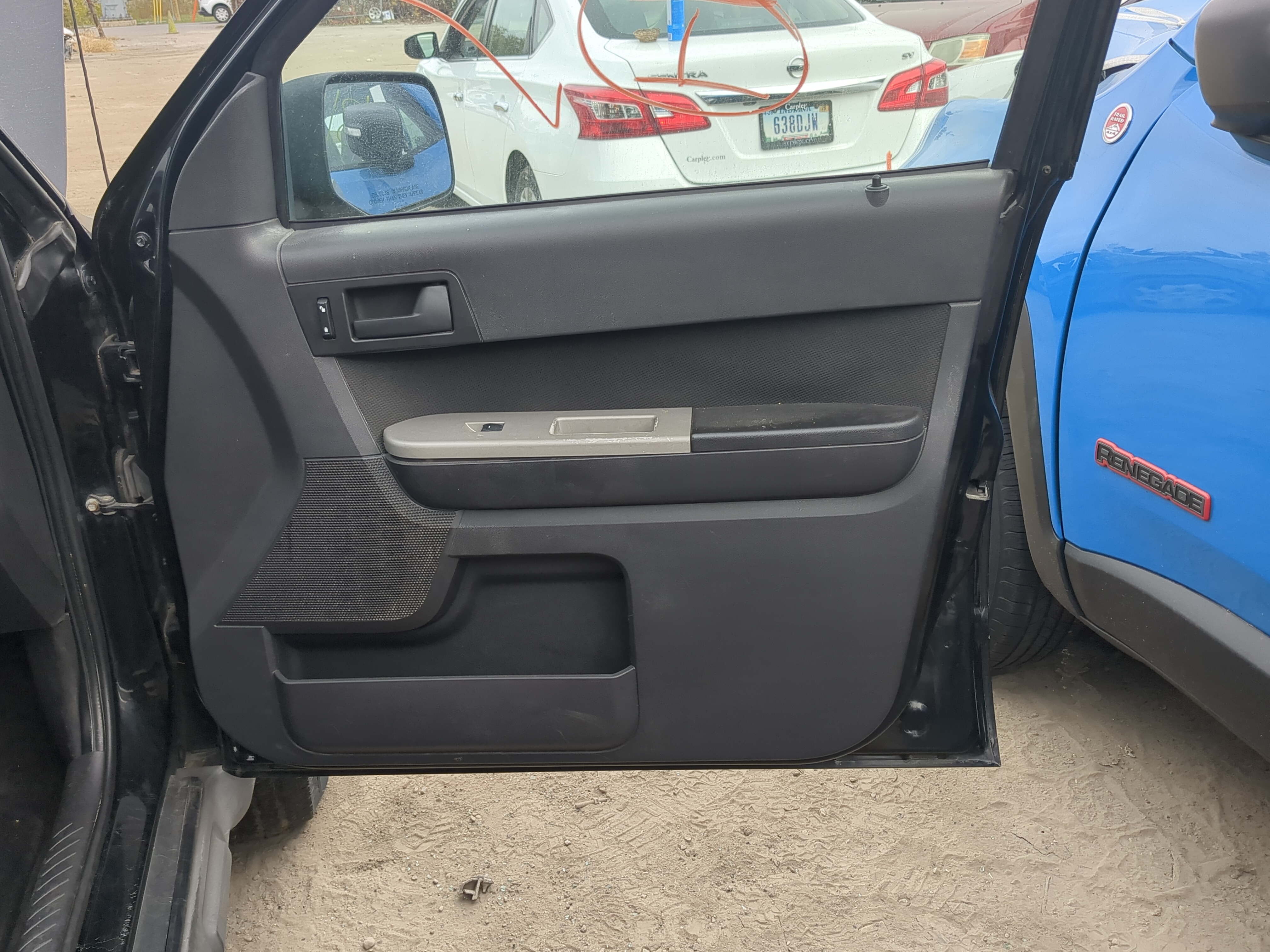 Picture of 2009 Ford Escape Front Right Passenger Interior Door Panel Trim 1206311