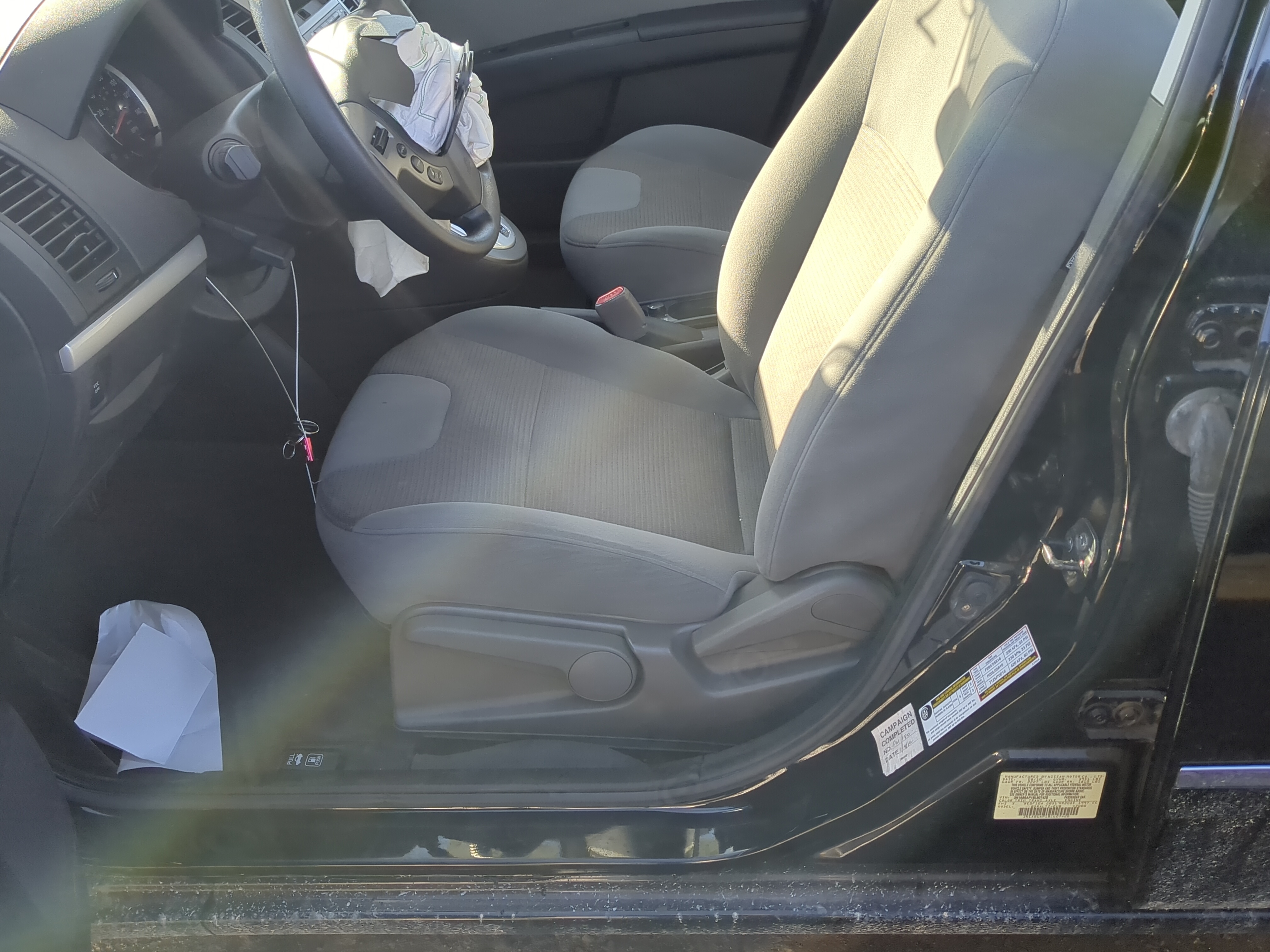 2011-2012 Nissan Sentra Driver Front Seat Oem 1206595 - Oemusedautoparts1.com