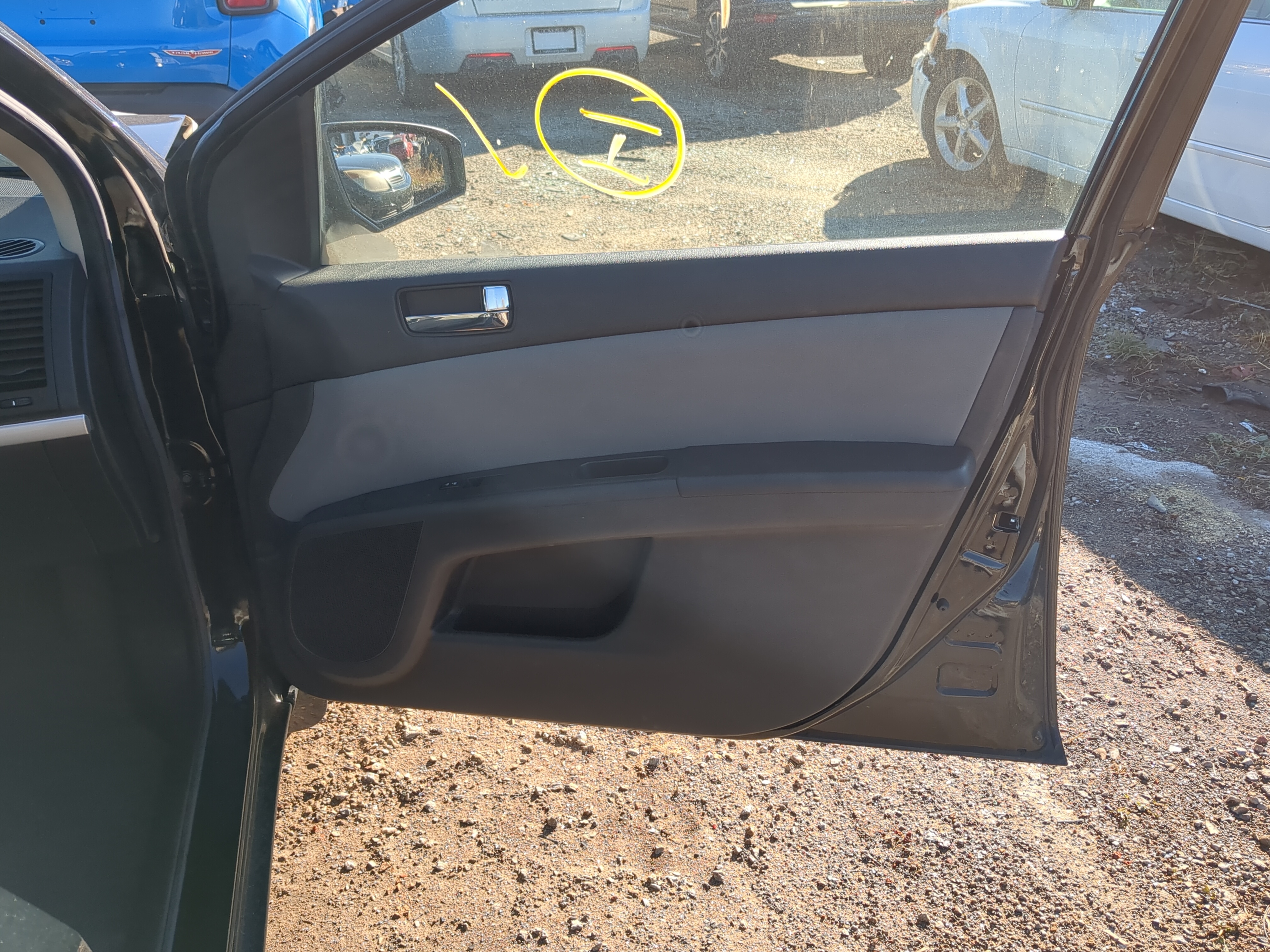 Picture of 2011 Nissan Sentra Front Right Passenger Interior Door Panel Trim 1206622