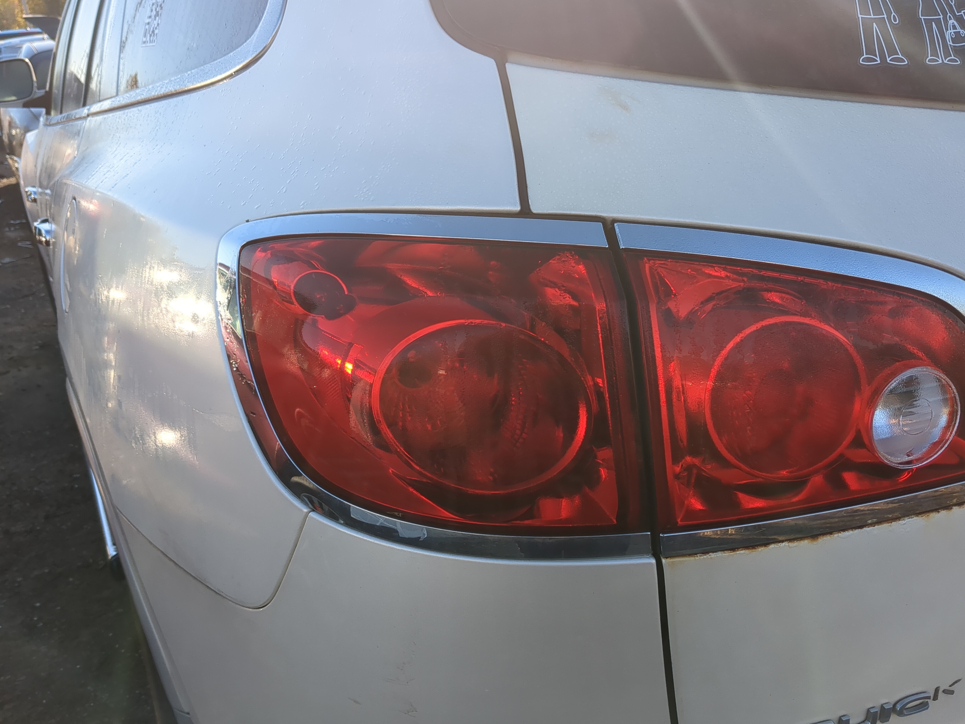 2008-2012 Buick Enclave Driver Left Side Tail Light Taillight Oem 1206757 - Oemusedautoparts1.com