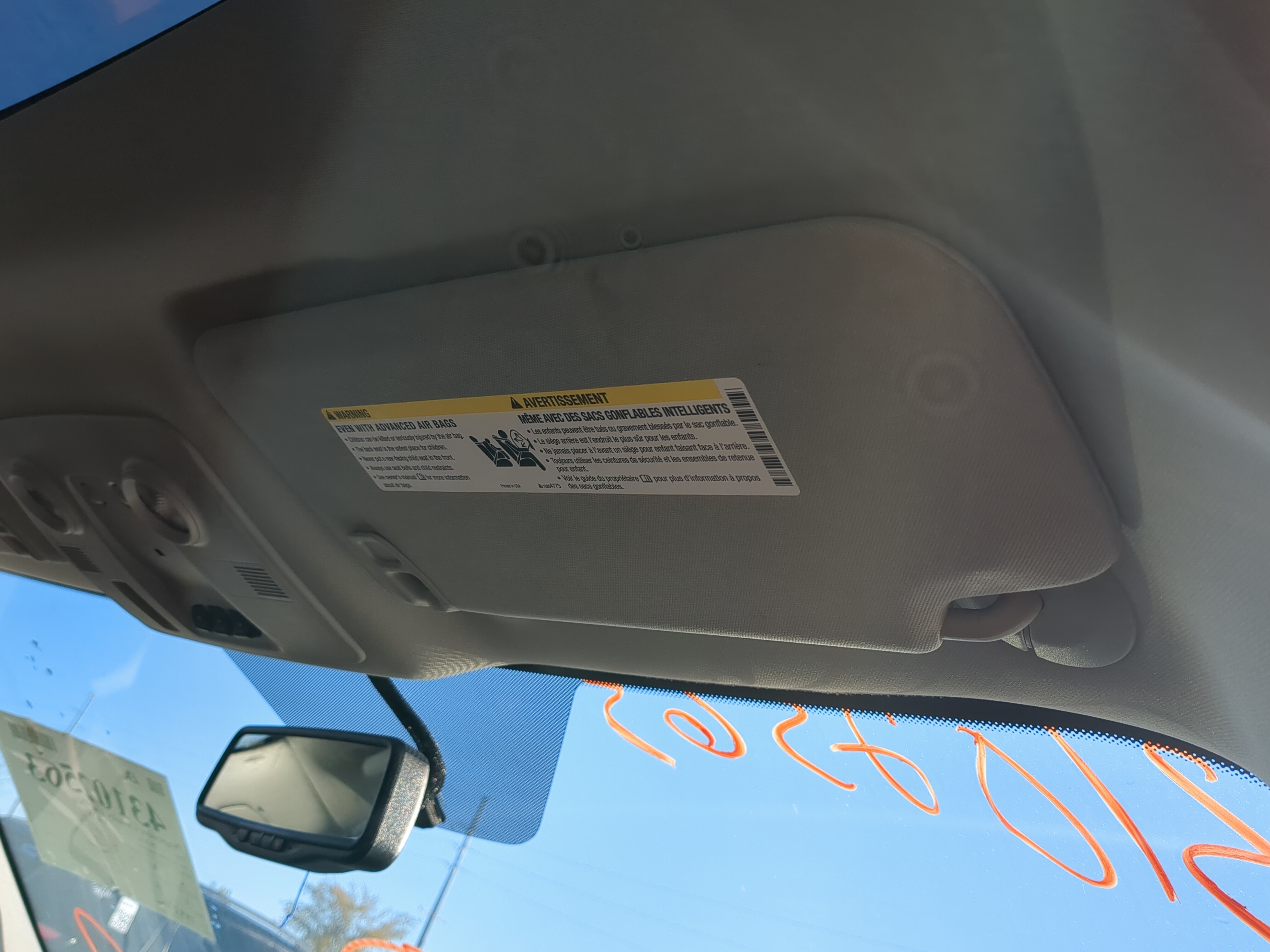 Picture of 2008-2017 Buick Enclave Passenger Sun Visor Mirror Right Sunvisor 1206759