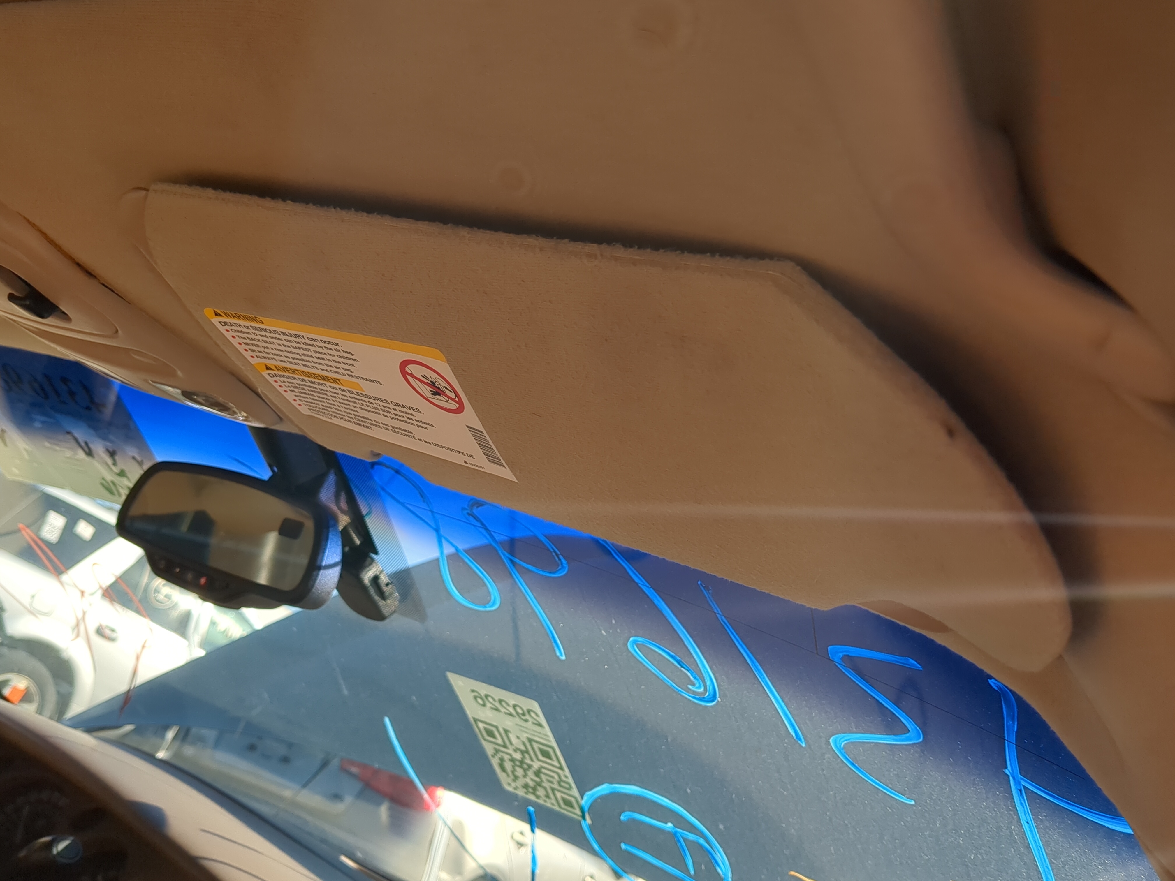 Picture of 2000-2005 Buick Lesabre Passenger Sun Visor Mirror Right Sunvisor 1206903