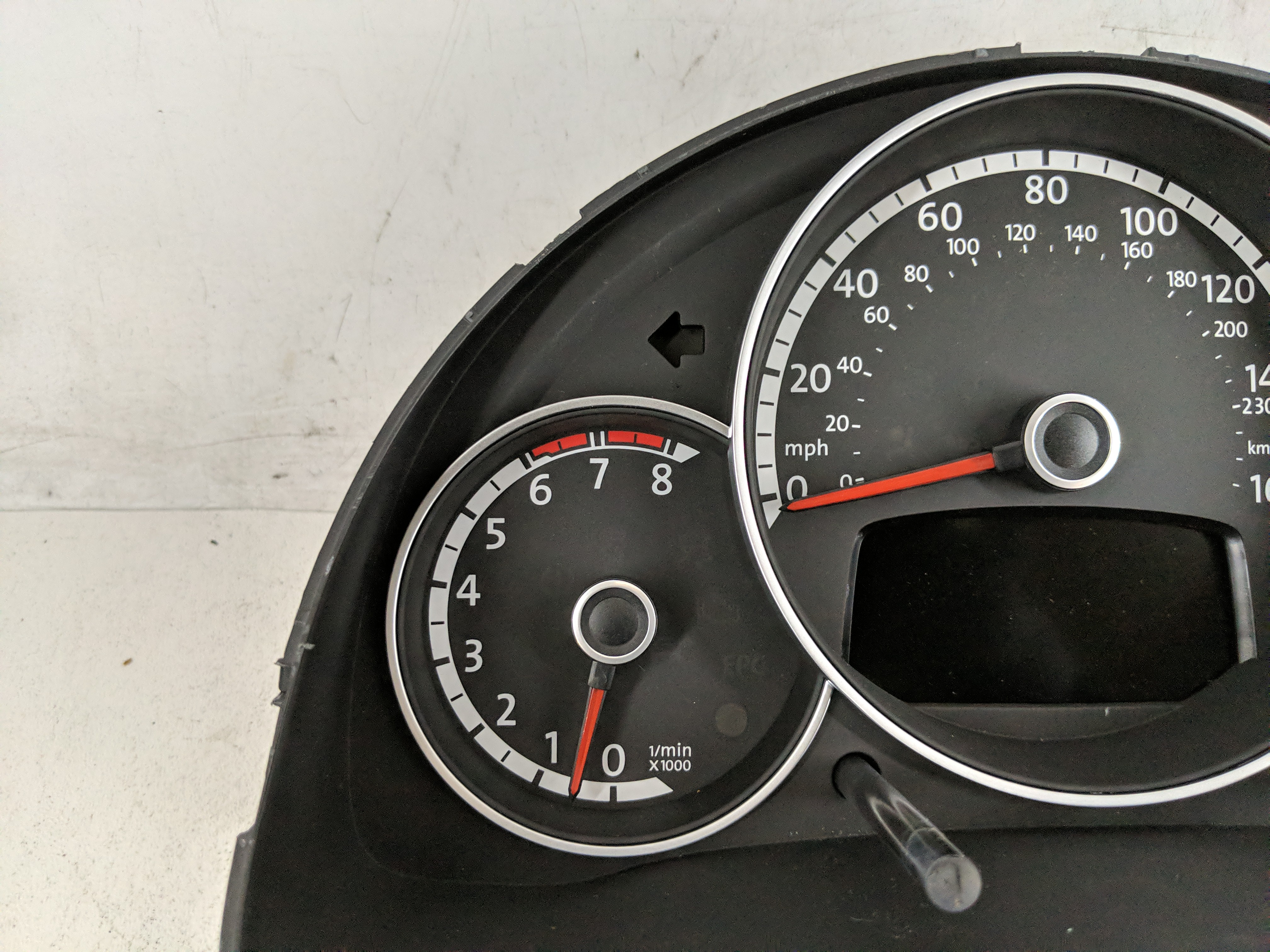 2013-2019 Volkswagen Beetle Speedometer Instrument Cluster Gauges 1207061 - Oemusedautoparts1.com