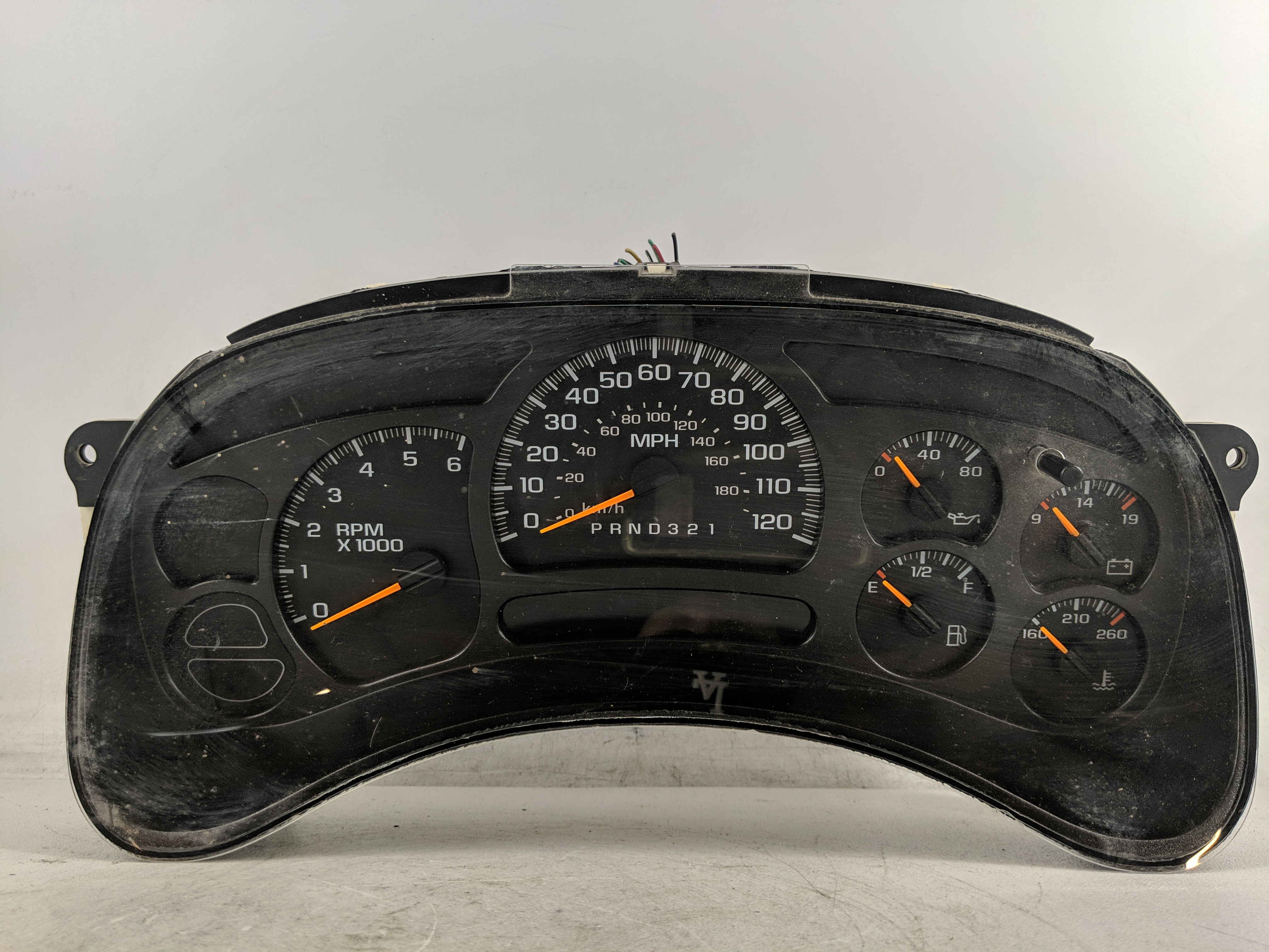2006-2007 Chevrolet Silverado 1500 Speedometer Instrument Cluster Gauges 1207113 - Oemusedautoparts1.com