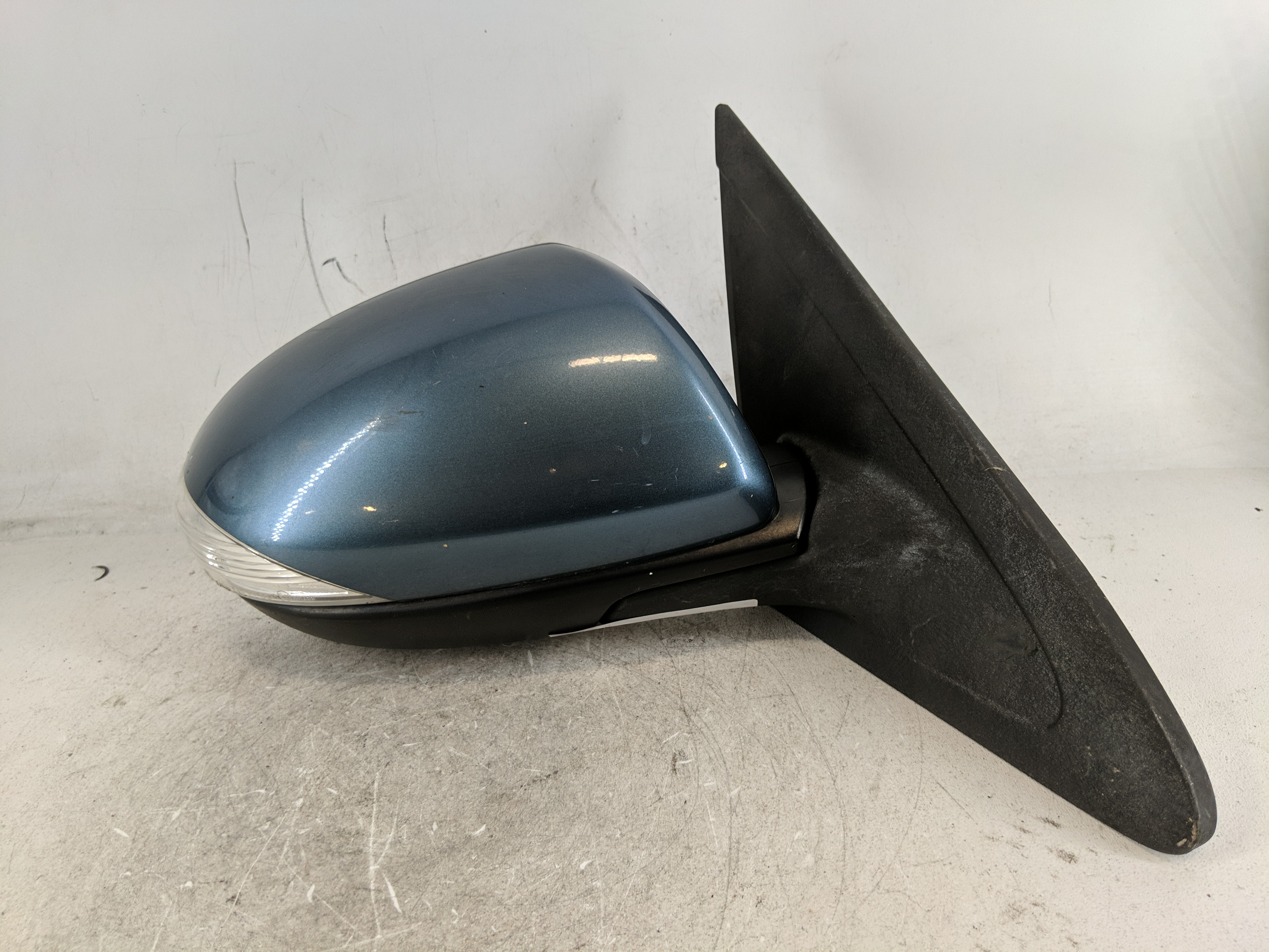 2010-2013 Mazda 3 Passenger Right Side View Power Door Mirror Blue 1207187 - Oemusedautoparts1.com