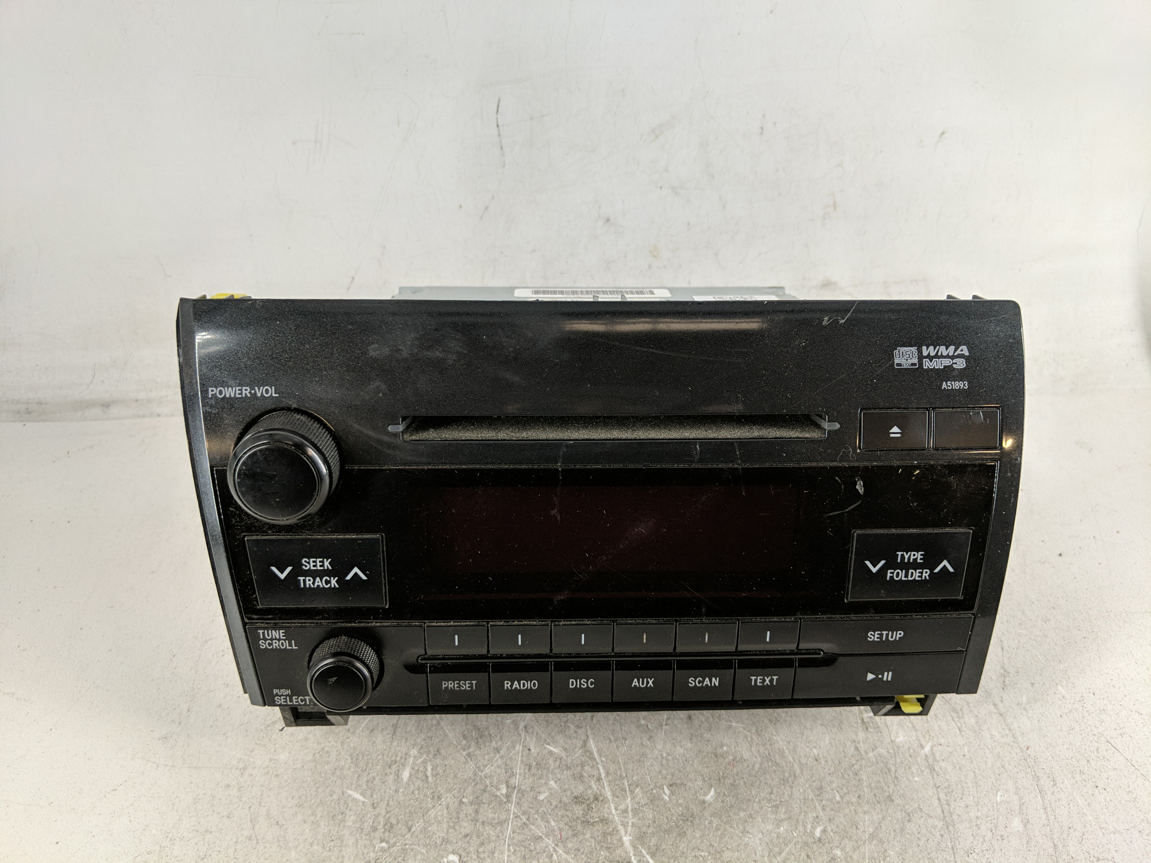 2010-2013 Toyota Tundra Am Fm Cd Player Radio Receiver 1207437 - Oemusedautoparts1.com
