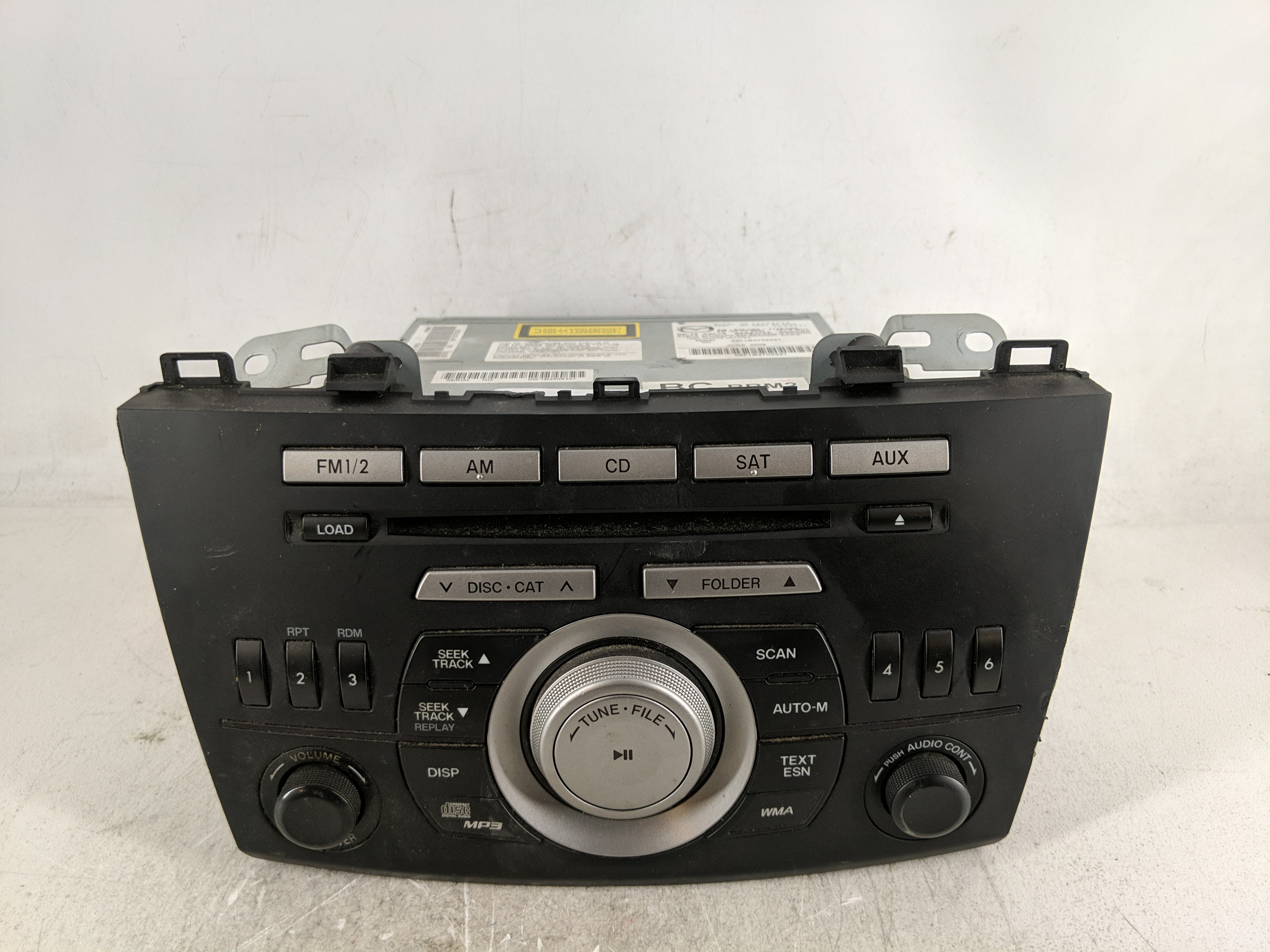 2010-2010 Mazda 3 Am Fm Cd Player Radio Receiver 1207486 - Oemusedautoparts1.com