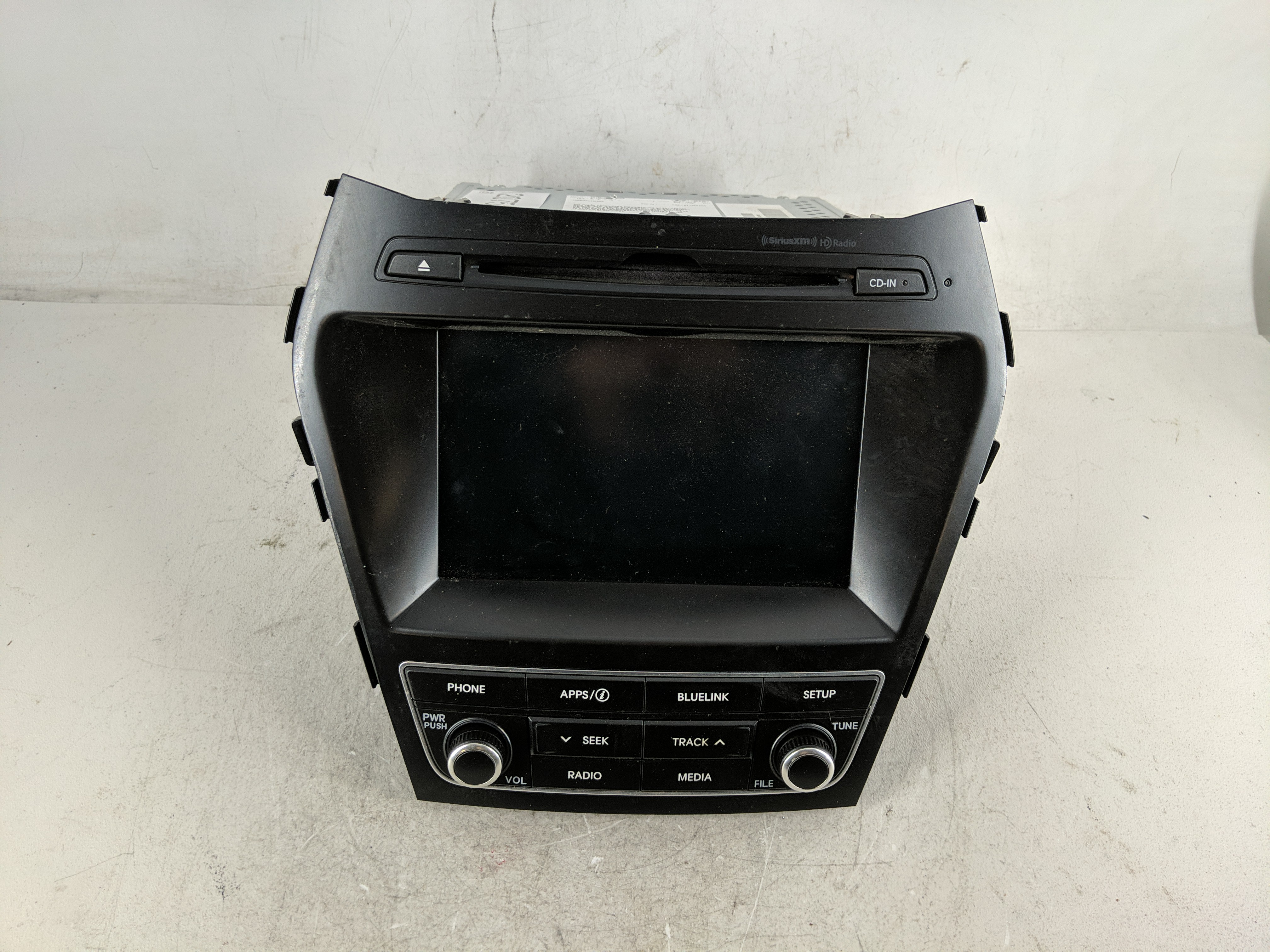 2017-2018 Hyundai Santa Fe Am Fm Cd Player Radio Receiver 1207532 - Oemusedautoparts1.com