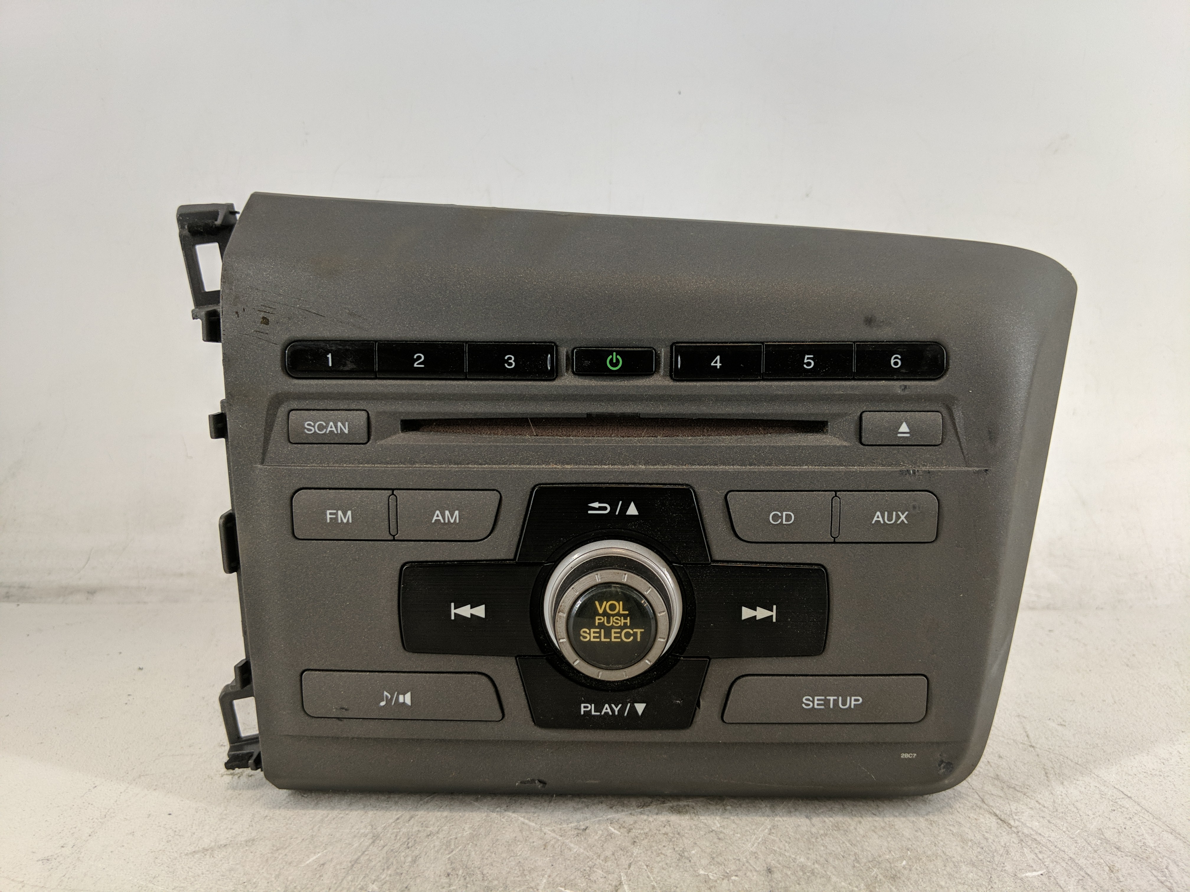 2012-2012 Honda Civic Am Fm Cd Player Radio Receiver 1207541 - Oemusedautoparts1.com