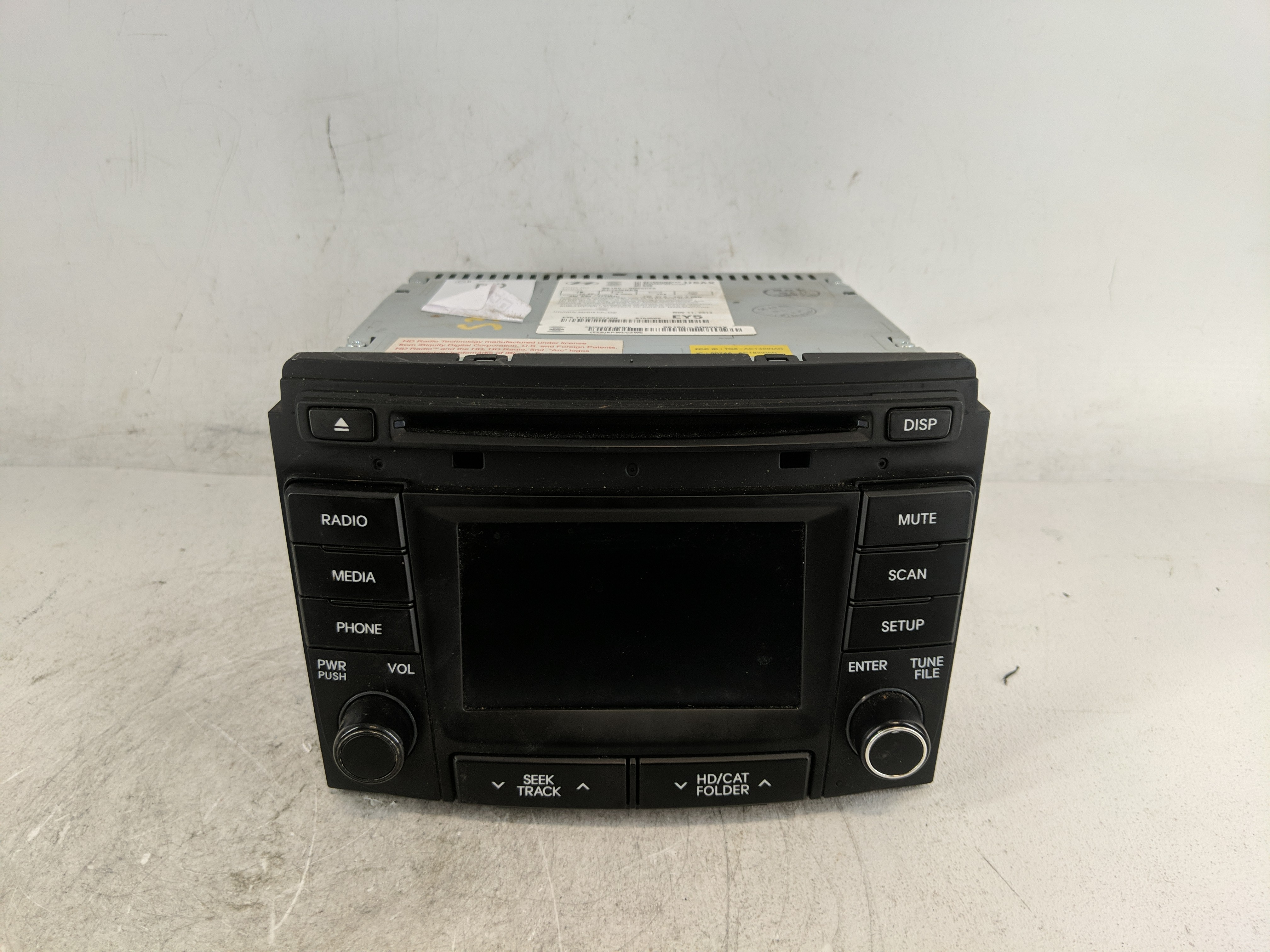2014-2015 Hyundai Sonata Am Fm Cd Player Radio Receiver 1207558 - Oemusedautoparts1.com