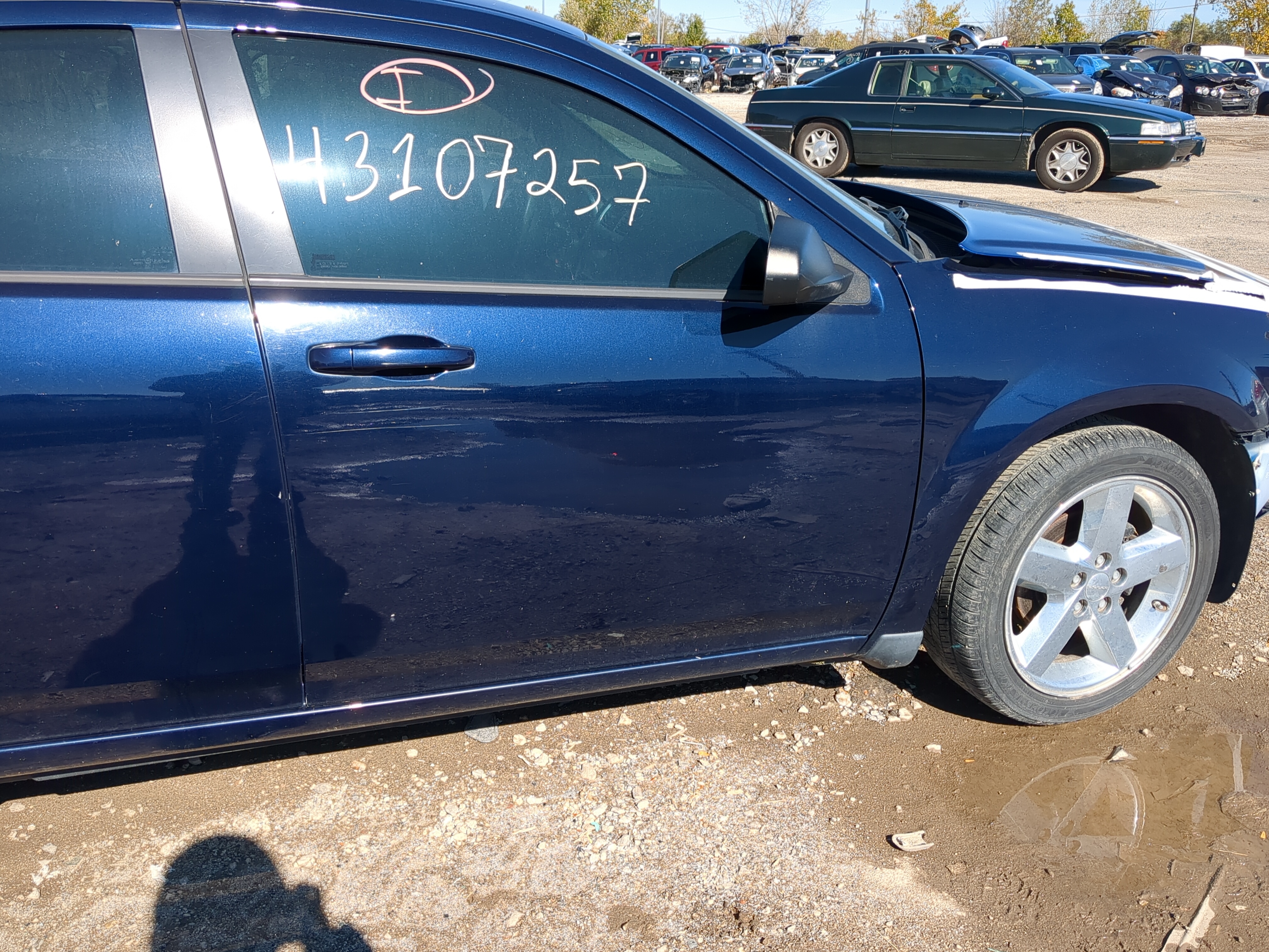 2011-2014 Dodge Avenger Passenger Front Door Oem 1208031 - Oemusedautoparts1.com