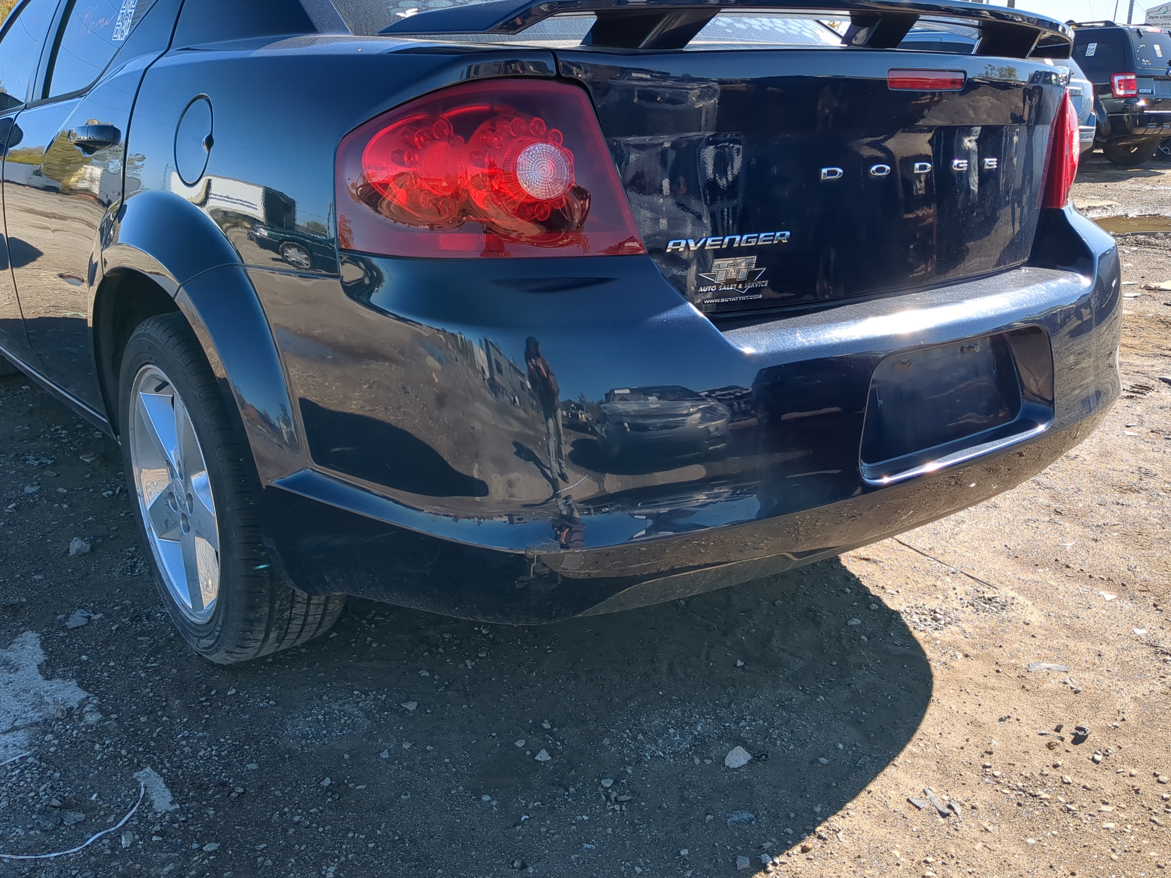 2011-2014 Dodge Avenger Rear Bumper Assembly Oem 1208124 - Oemusedautoparts1.com