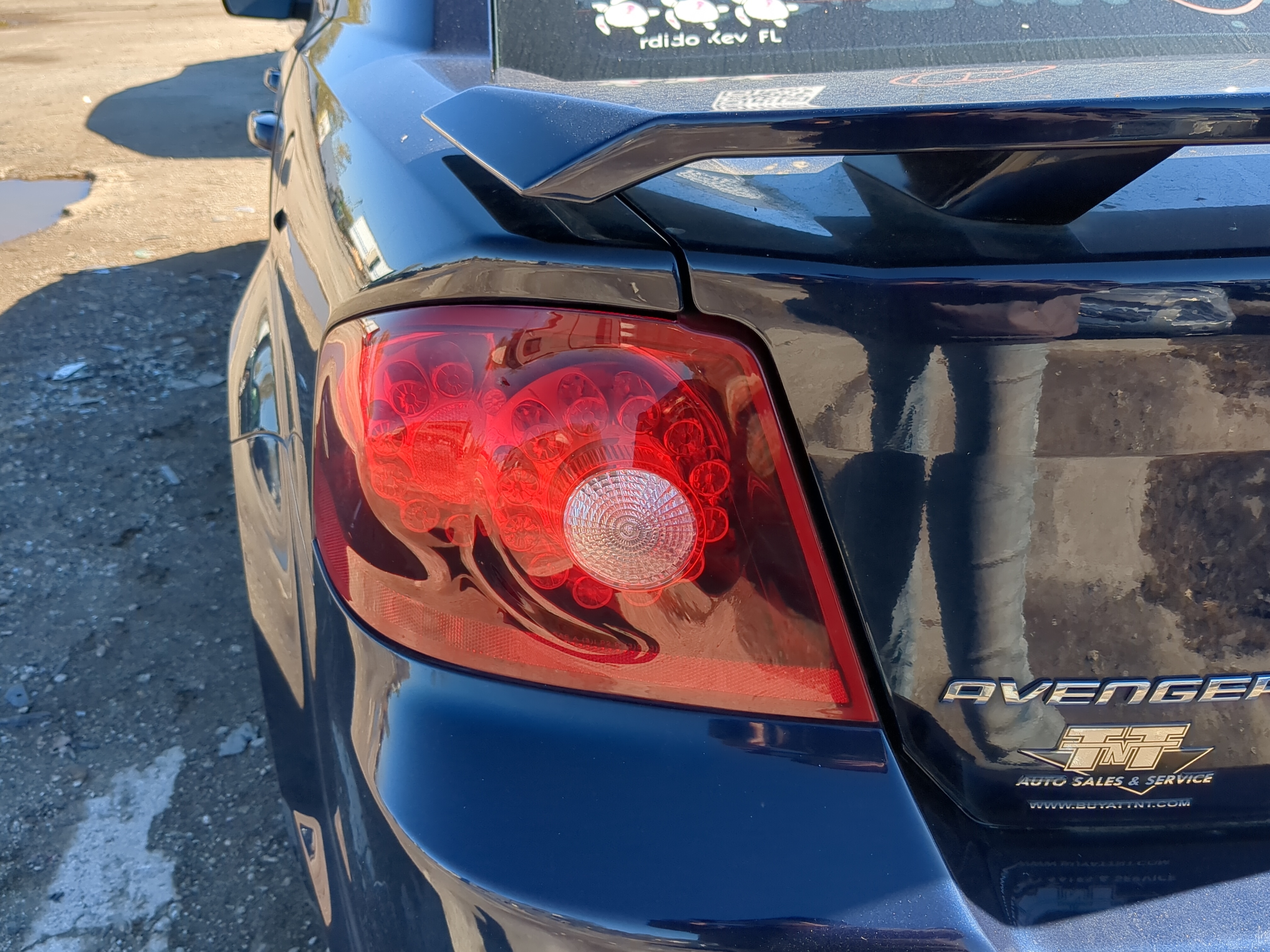 2011-2014 Dodge Avenger Driver Left Side Tail Light Taillight Oem 1208150 - Oemusedautoparts1.com