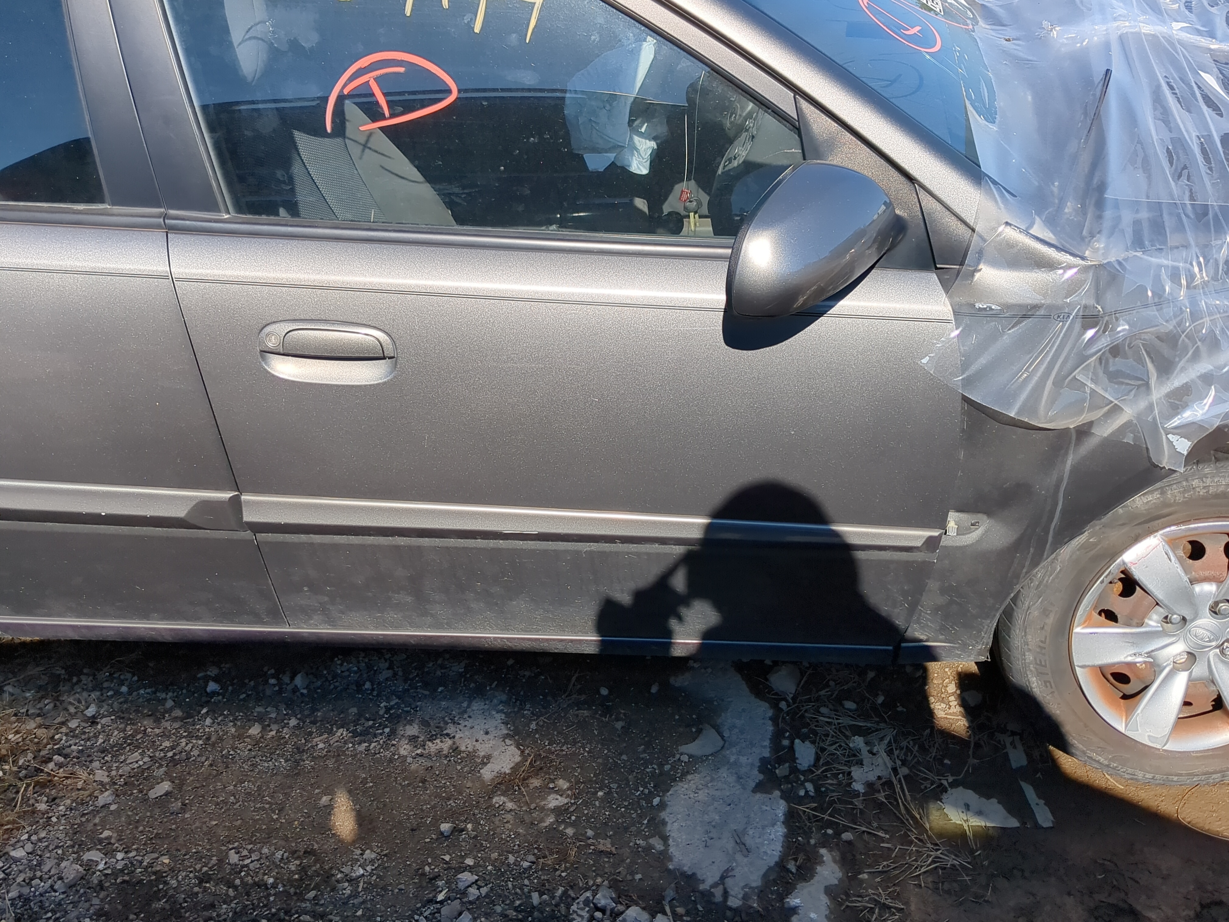 2006-2011 Kia Rio Passenger Front Door Oem 1208211 - Oemusedautoparts1.com