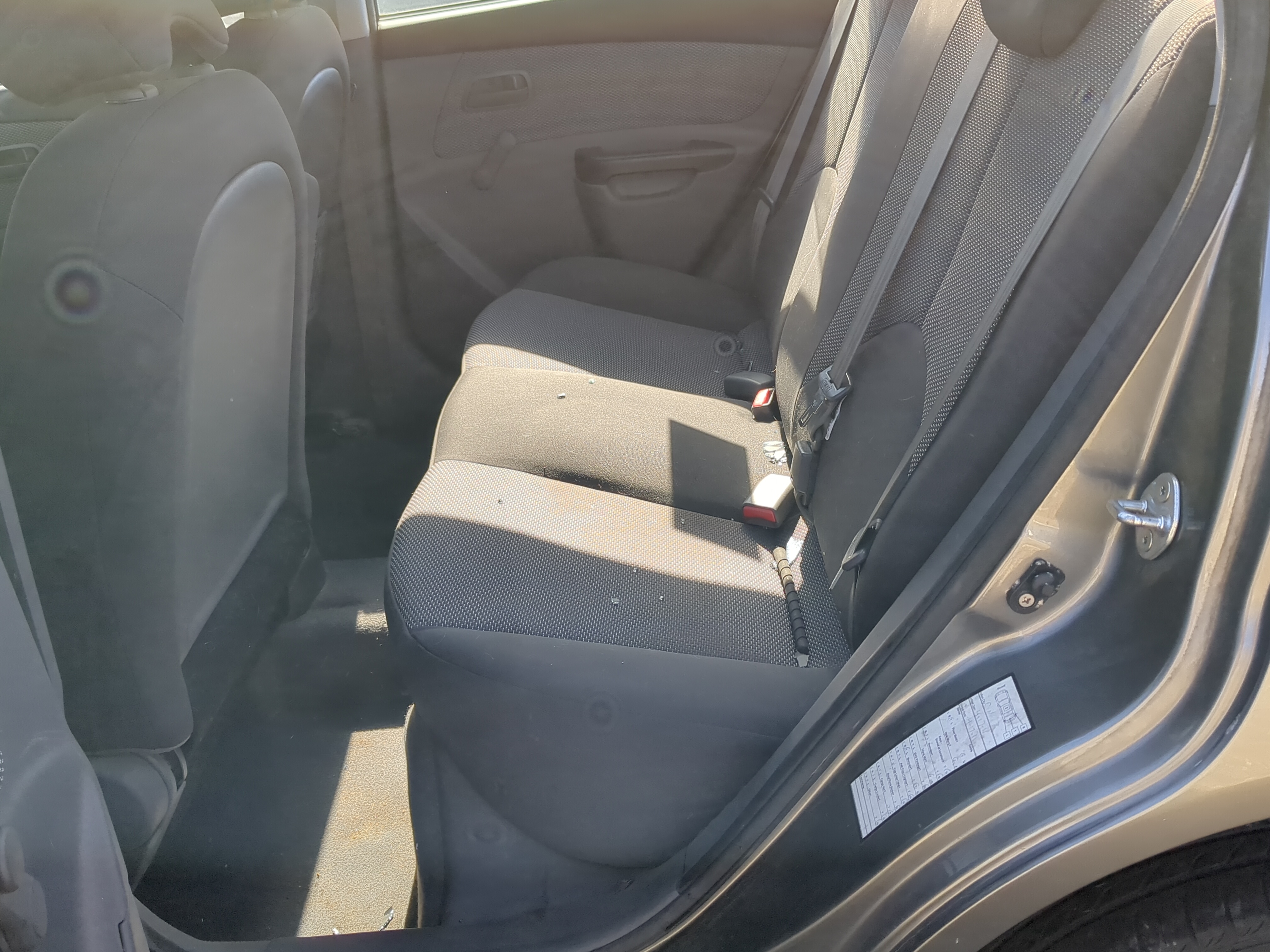2011 Kia Rio Rear Seat Oem 1208292 - Oemusedautoparts1.com