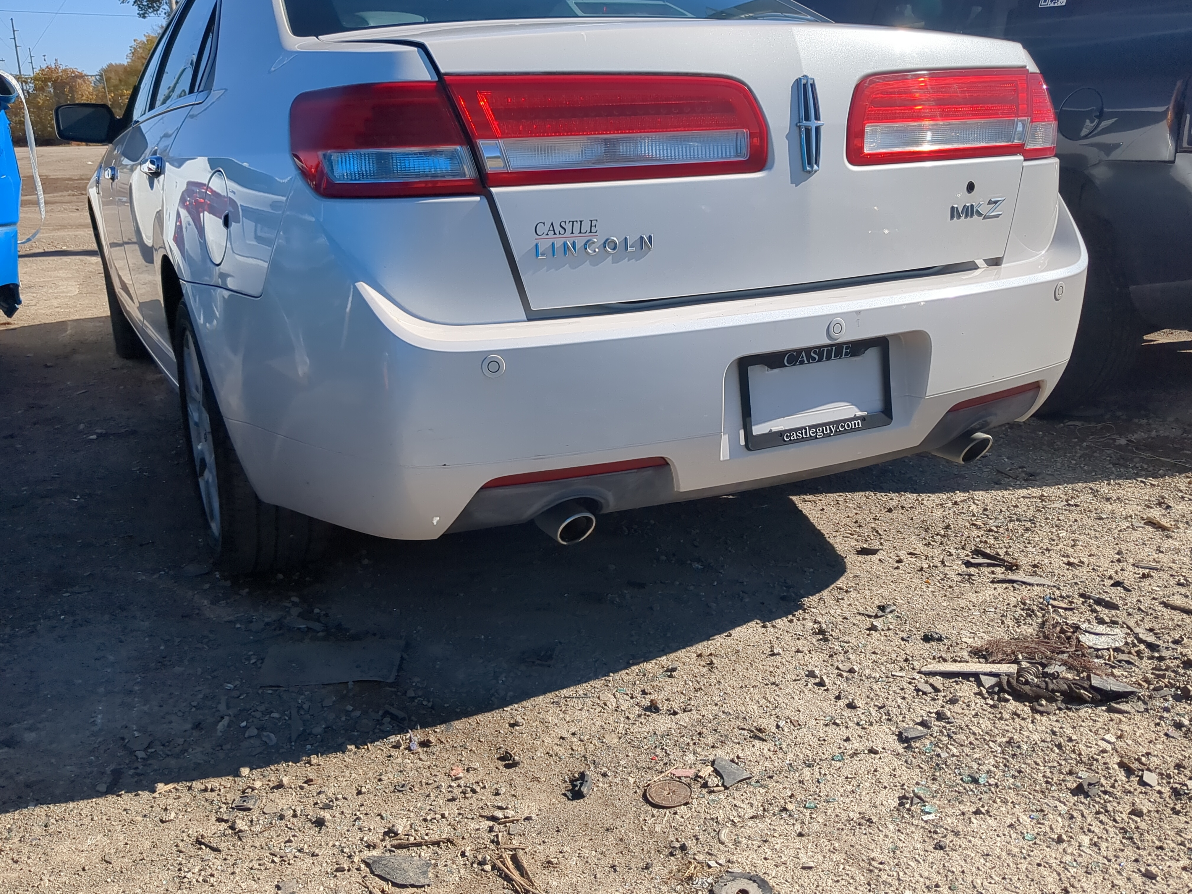 2010-2012 Lincoln Mkz Rear Bumper Assembly Oem 1208818 - Oemusedautoparts1.com