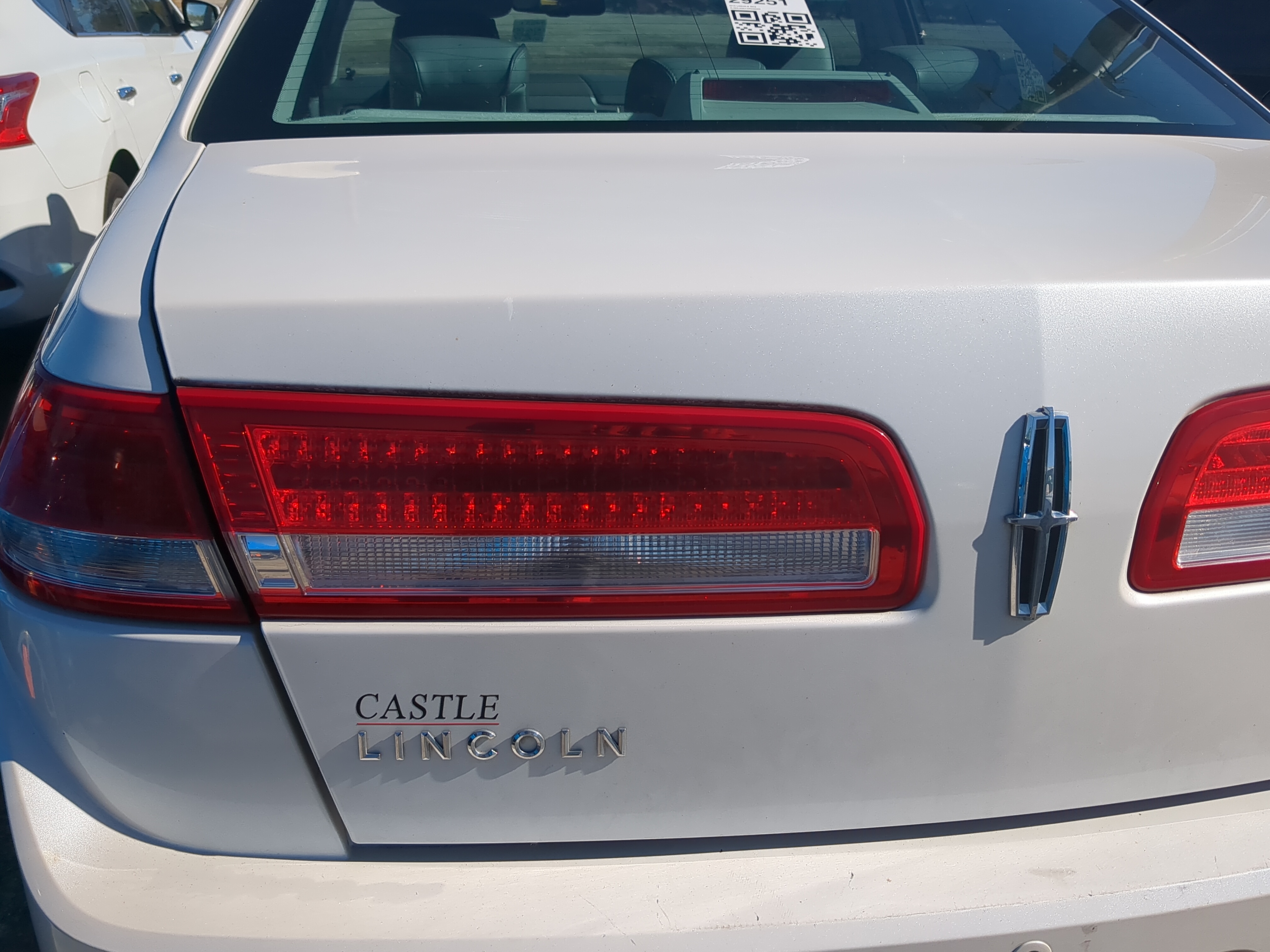 2010 Lincoln Mkz Driver Left Side Tail Light Taillight Deck Lid Mounted 1208827 - Oemusedautoparts1.com