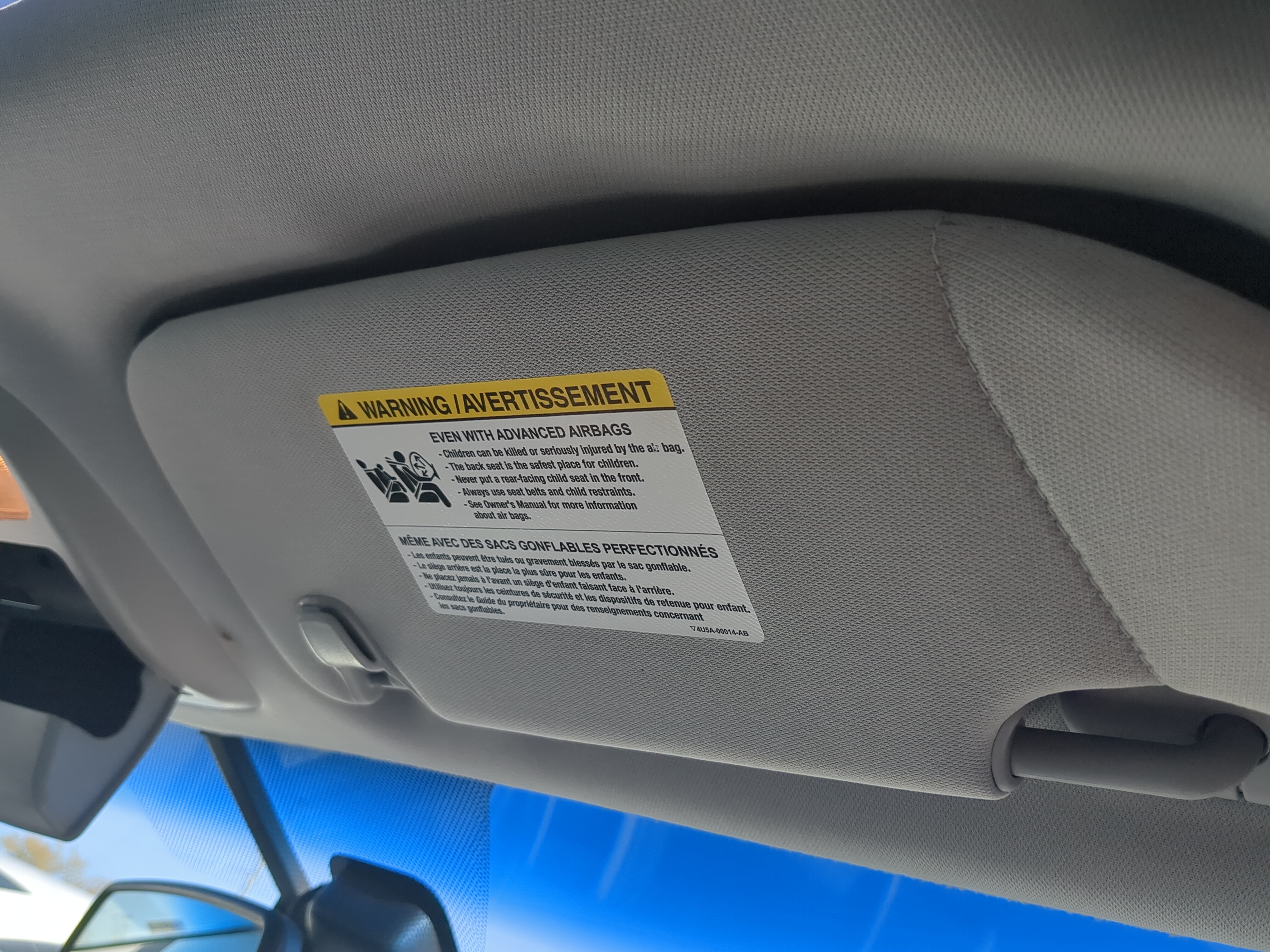 2010-2012 Lincoln Mkz Passenger Sun Visor Mirror Right Sunvisor 1208834 - Oemusedautoparts1.com