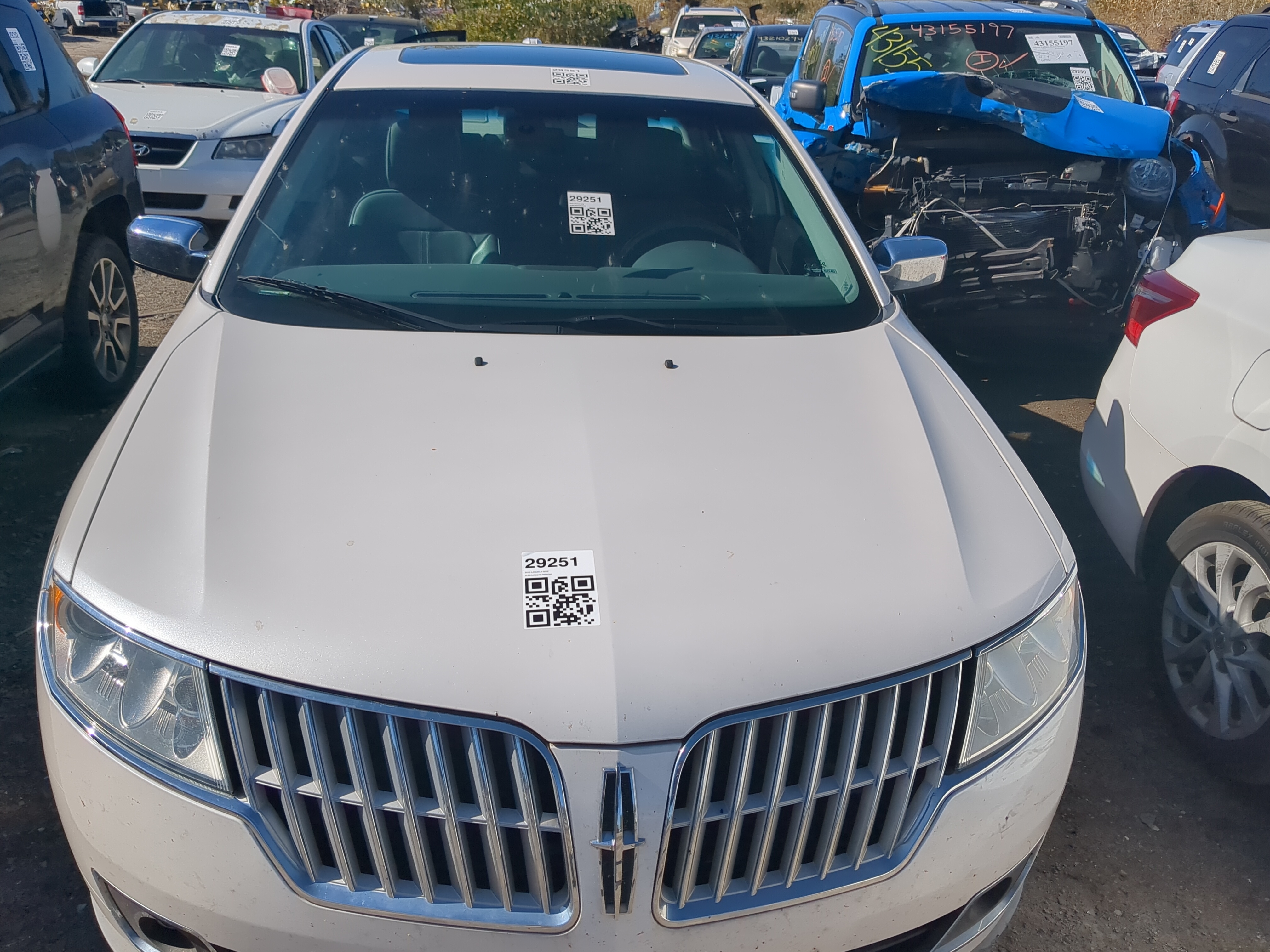 2010-2012 Lincoln Mkz Hood Oem 1208853 - Oemusedautoparts1.com