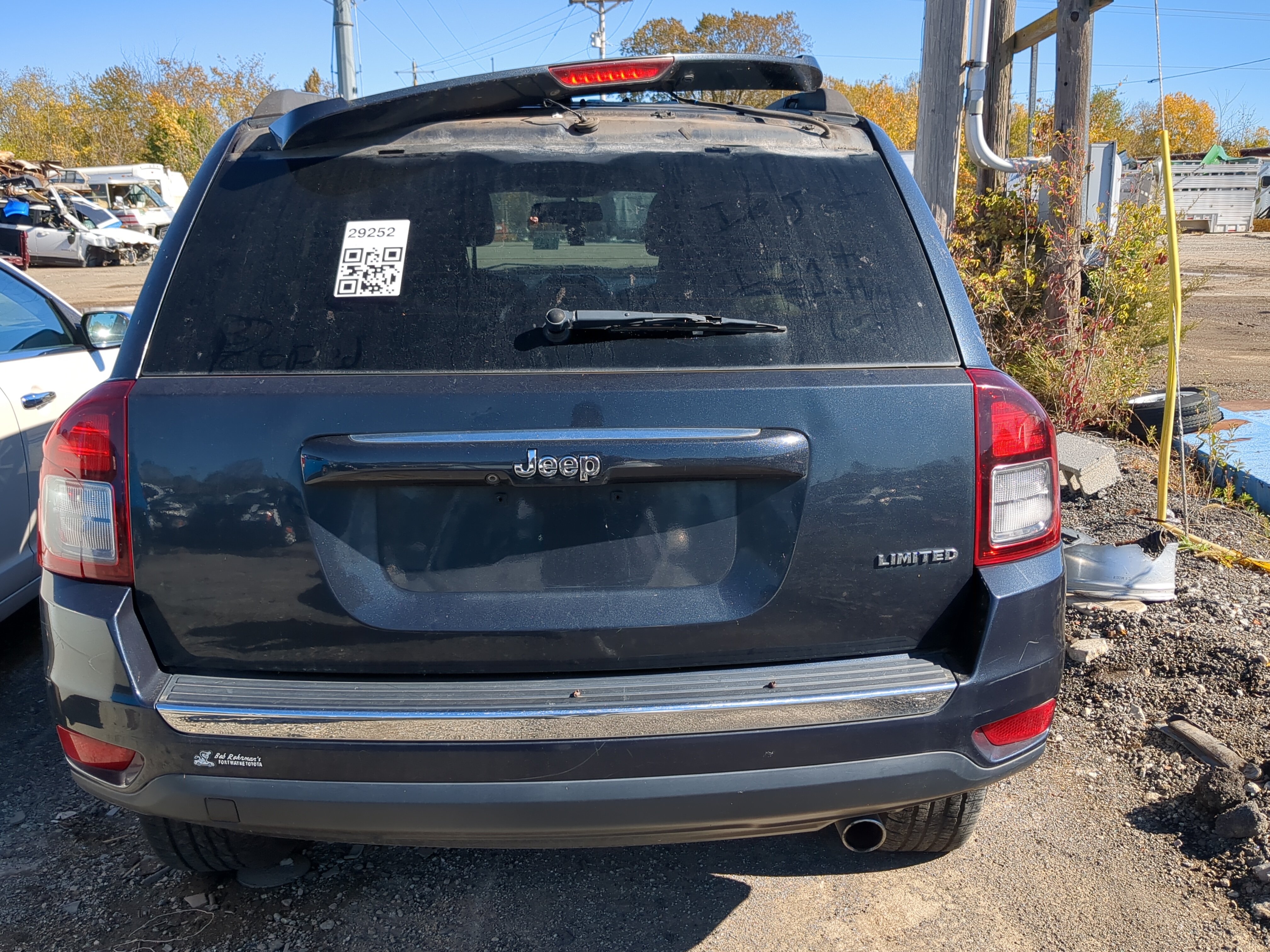 Picture of 2014-2017 Jeep Compass Trunk/decklid/hatch/tailgate Oem 1208982