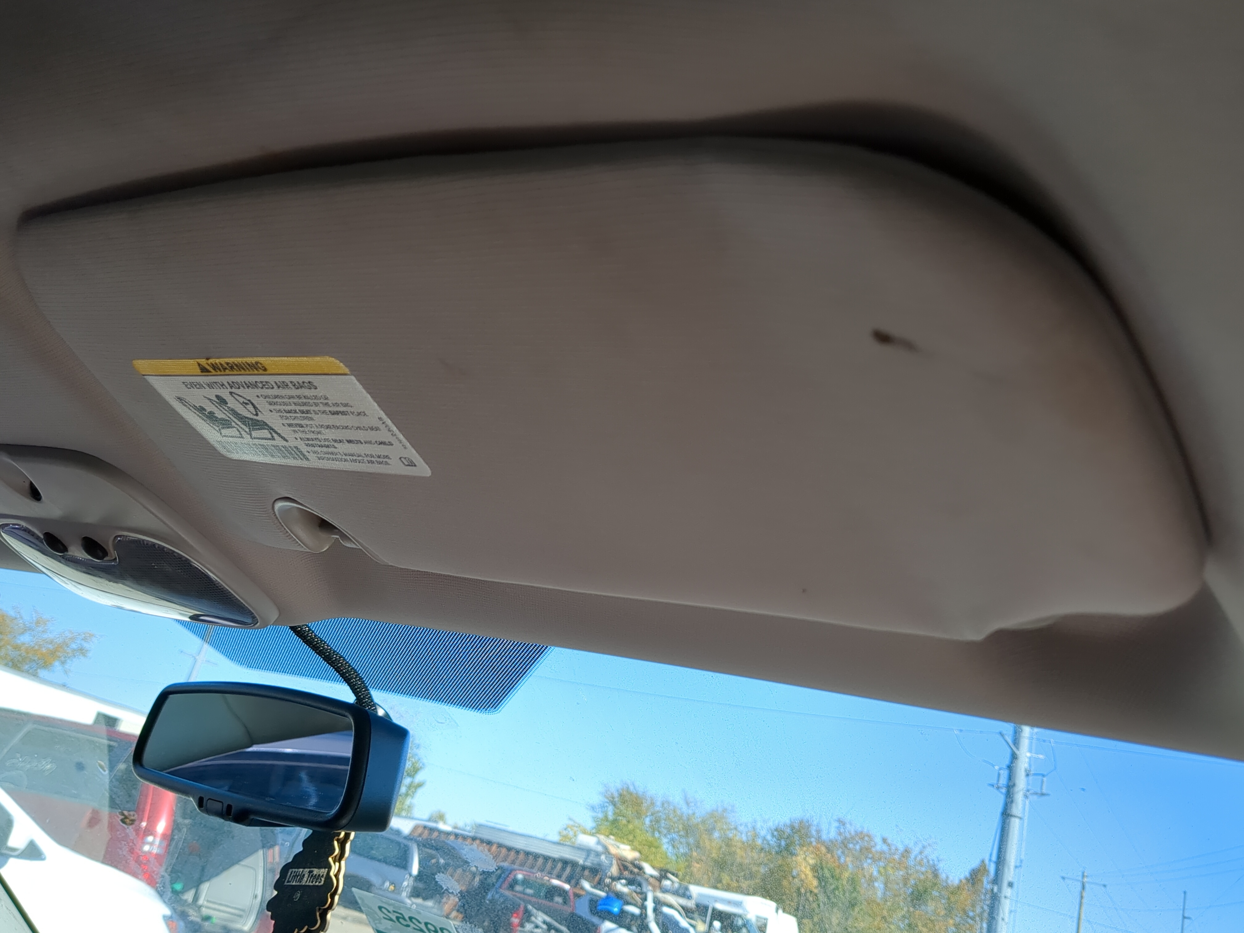 2010-2017 Jeep Compass Passenger Sun Visor Mirror Right Sunvisor 1209001 - Oemusedautoparts1.com