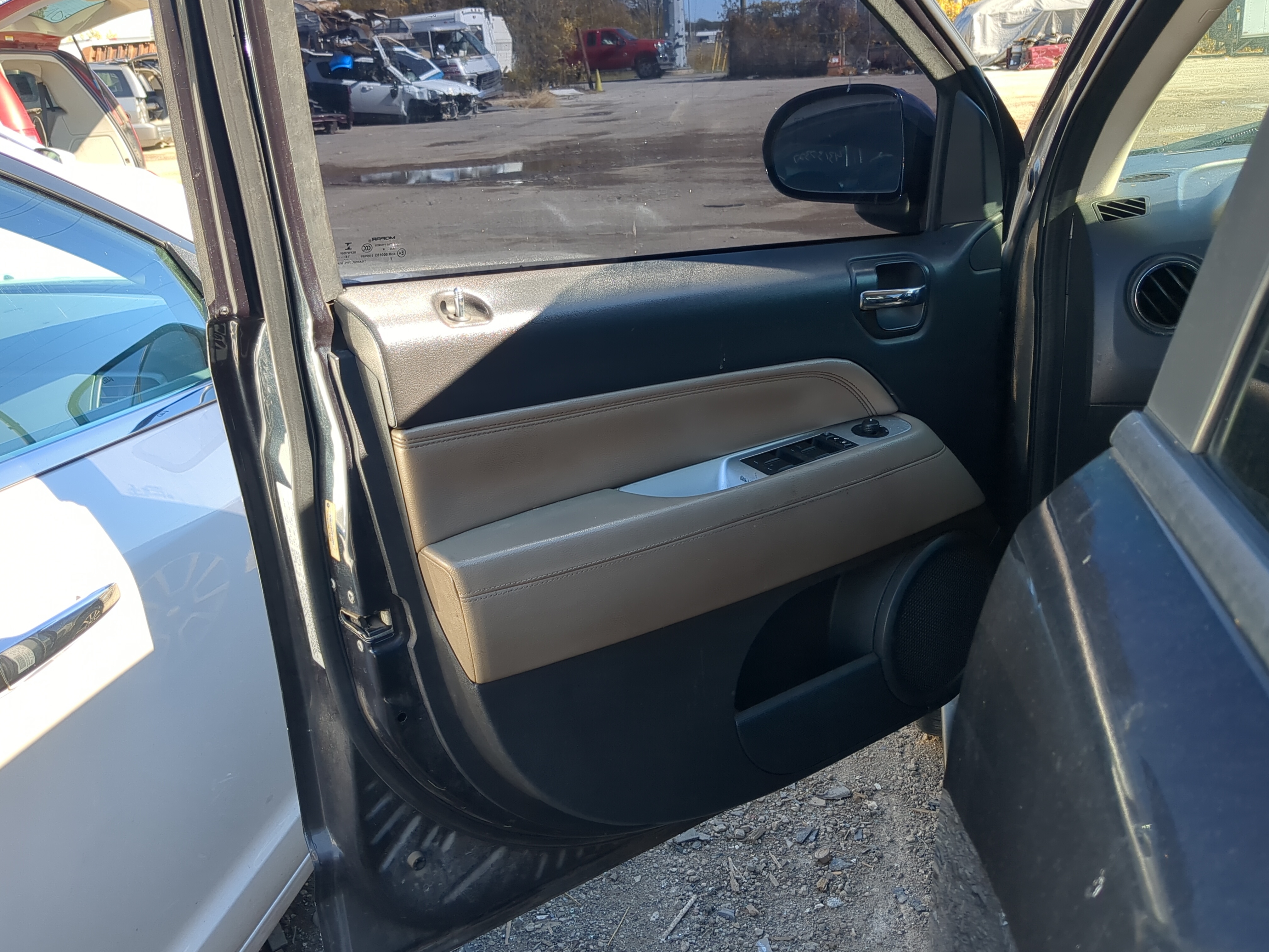 Picture of 2015 Jeep Compass Front Left Driver Interior Door Panel Trim 1209054