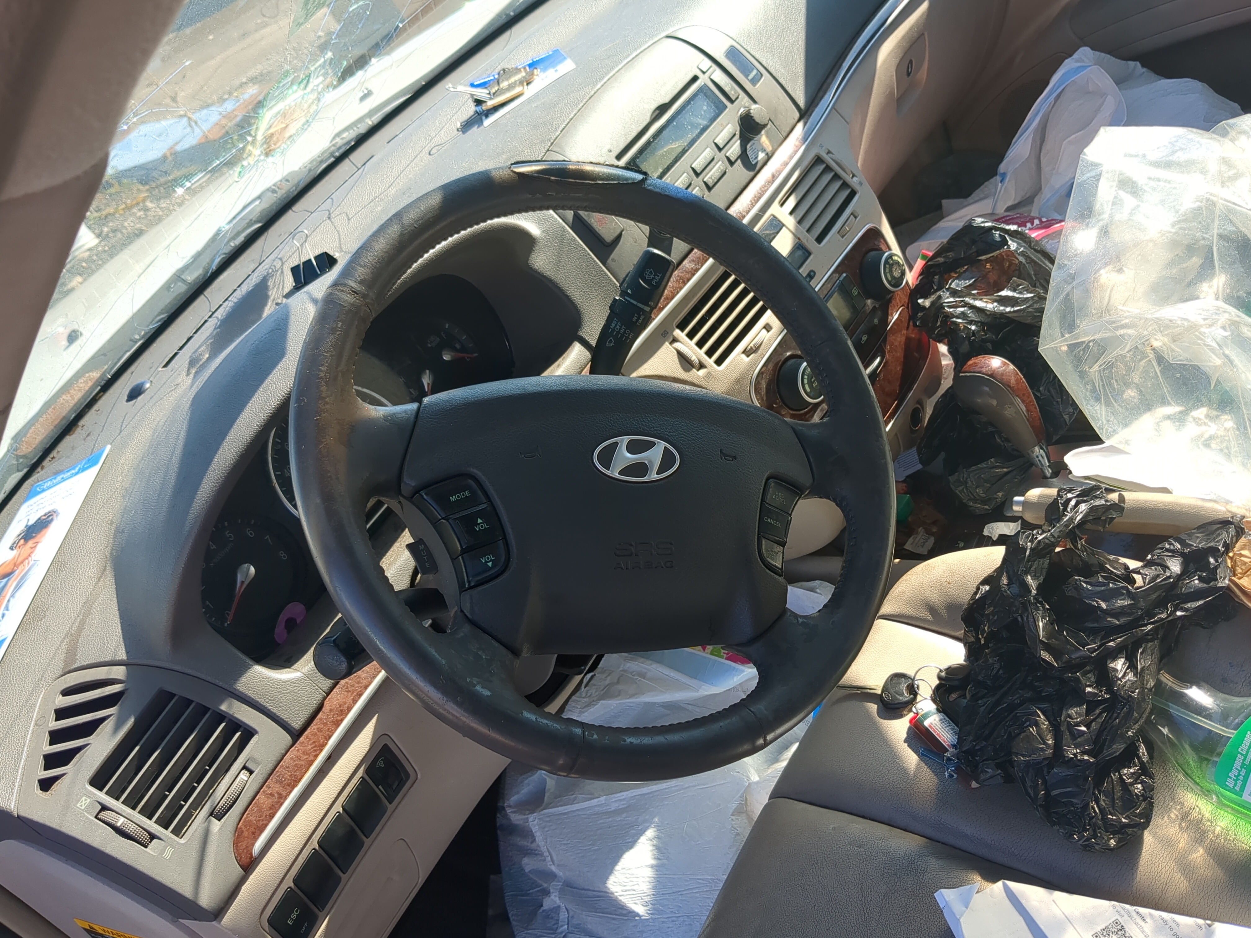 2006-2008 Hyundai Sonata Air Bag Driver Left Steering Wheel Mounted 1209124 - Oemusedautoparts1.com