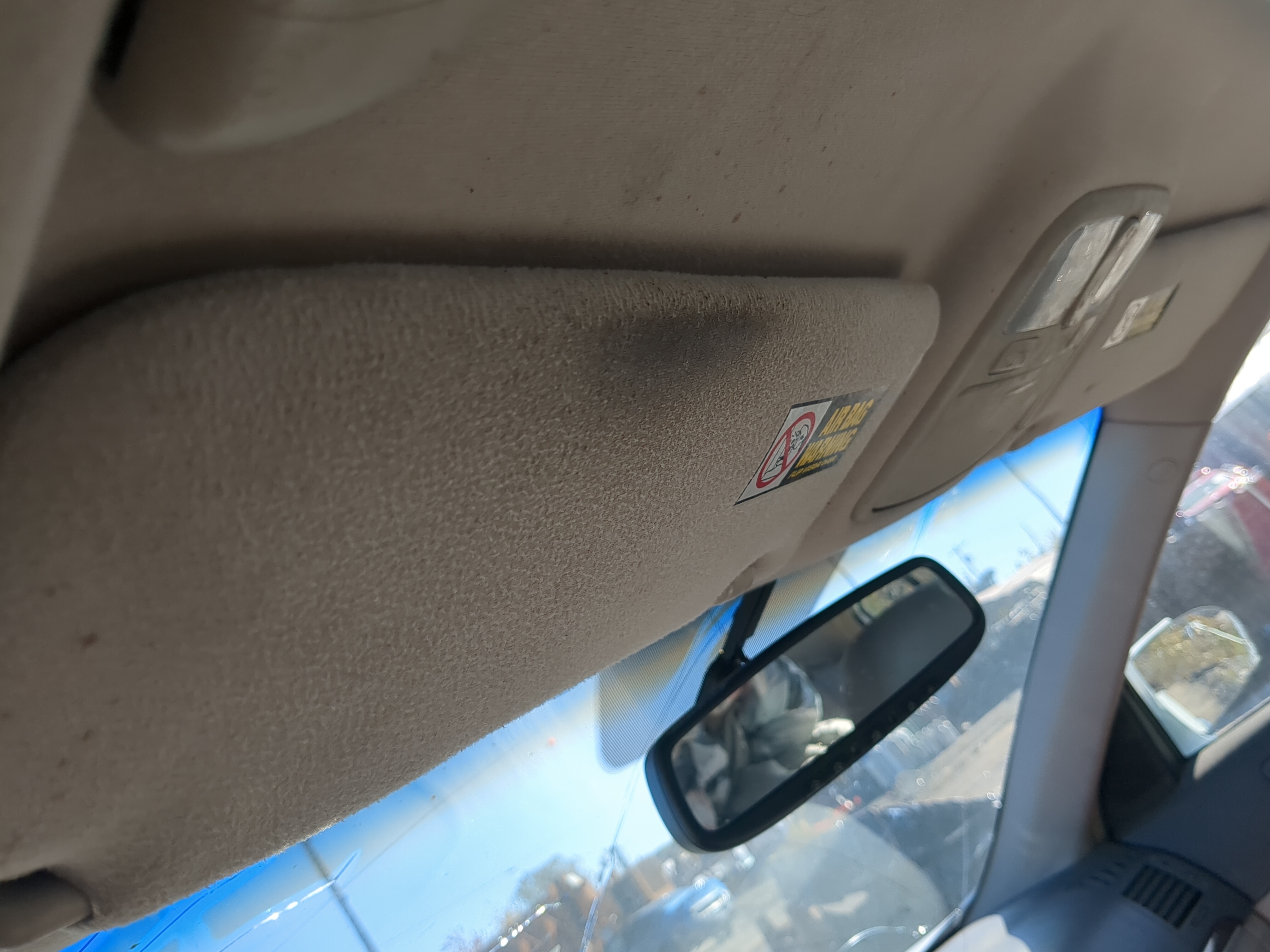 2006-2007 Hyundai Sonata Driver Sun Visor Mirror Left Sunvisor 1209203 - Oemusedautoparts1.com