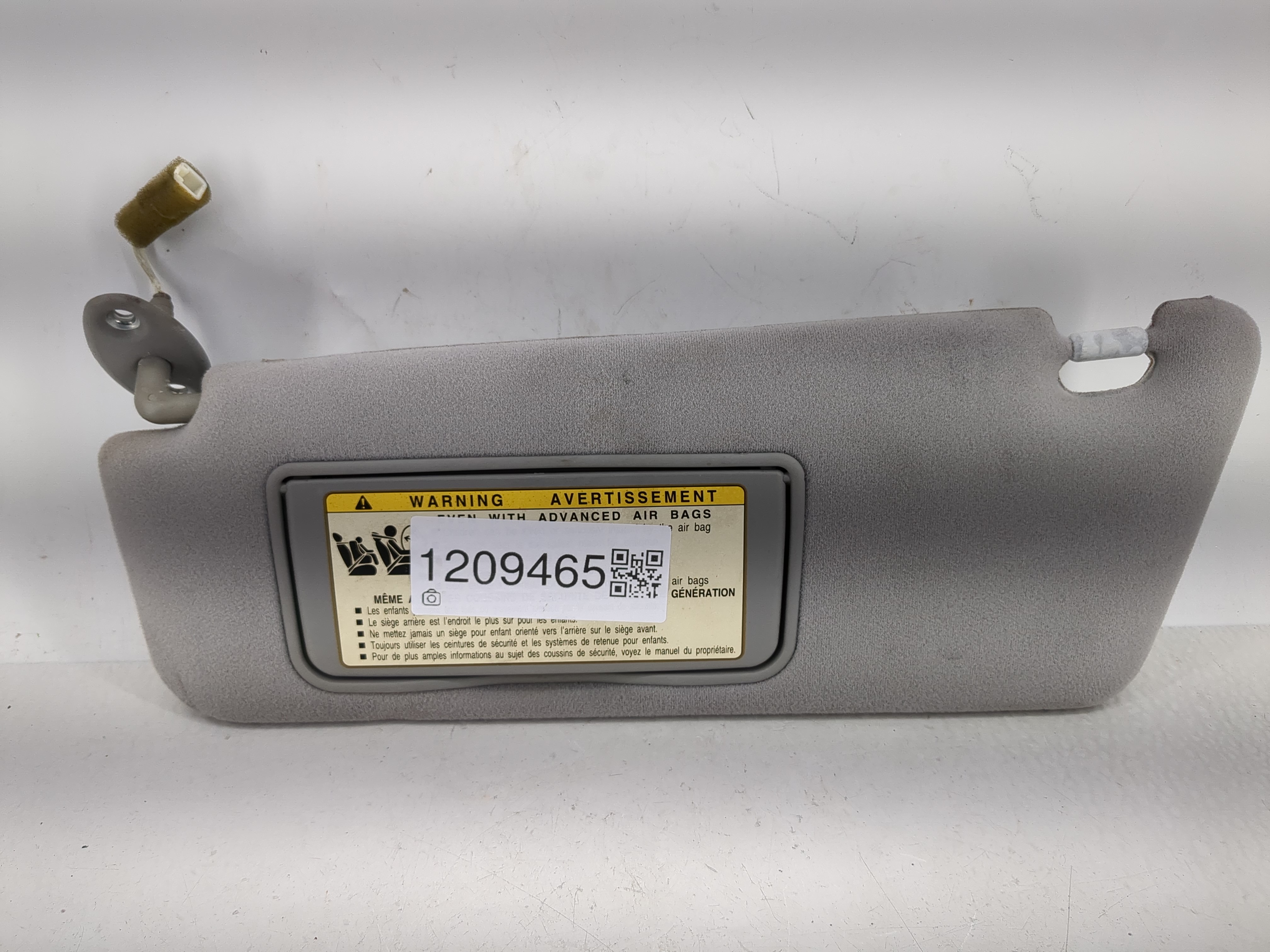 Picture of 2005-2006 Lexus Es330 Driver Sun Visor Mirror Left Sunvisor Light Gray 1209465