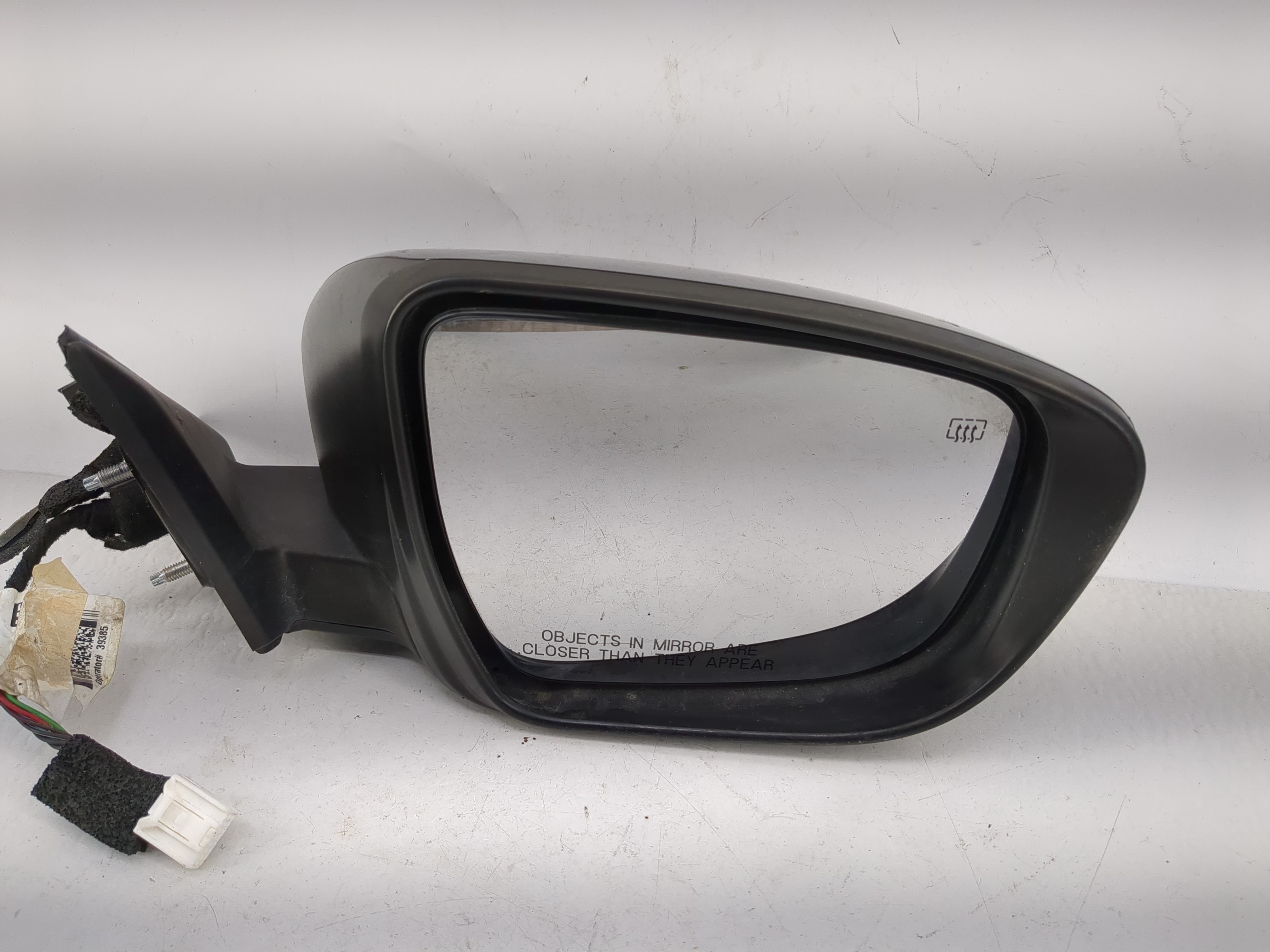 2017-2020 Nissan Rogue Passenger Right Side View Power Door Mirror Black 1209756 - Oemusedautoparts1.com
