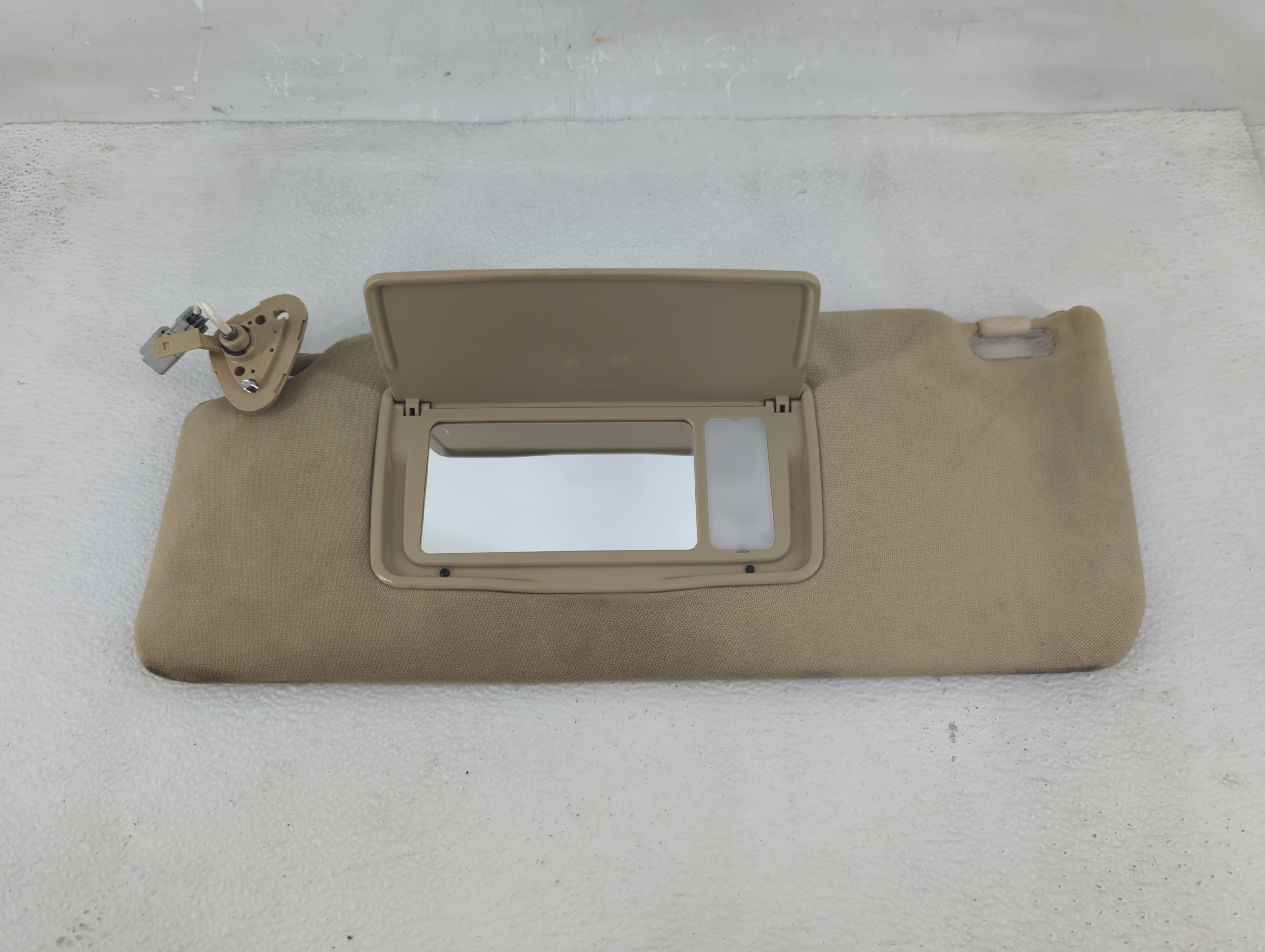 2007-2013 Acura Mdx Driver Sun Visor Mirror Left Sunvisor Beige 1209967 - Oemusedautoparts1.com