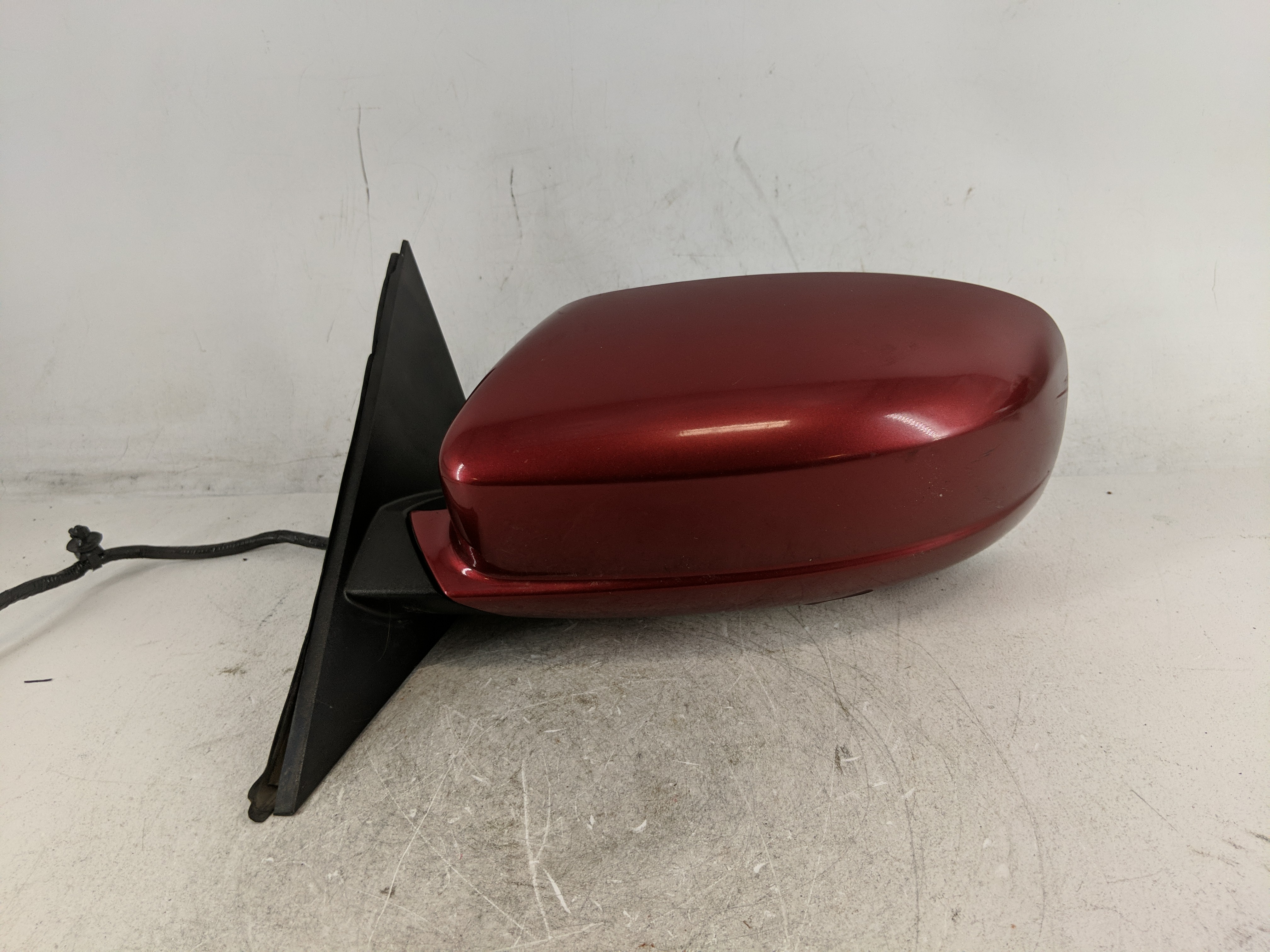 2011-2014 Chrysler 300 Driver Left Side View Power Door Mirror Red 1210076 - Oemusedautoparts1.com