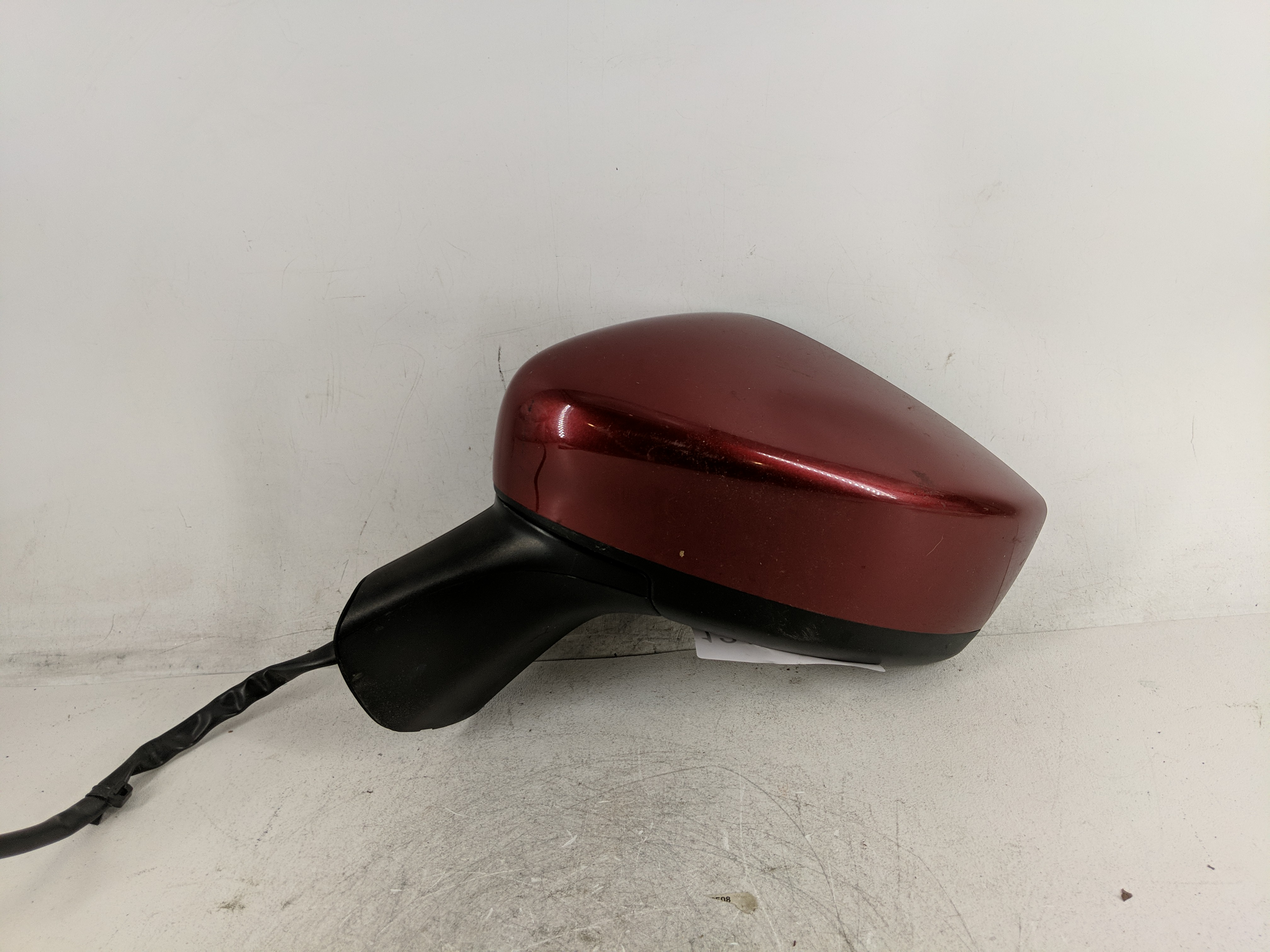 Nissan Versa Driver Left Side View Power Door Mirror Red 1210090 - Oemusedautoparts1.com