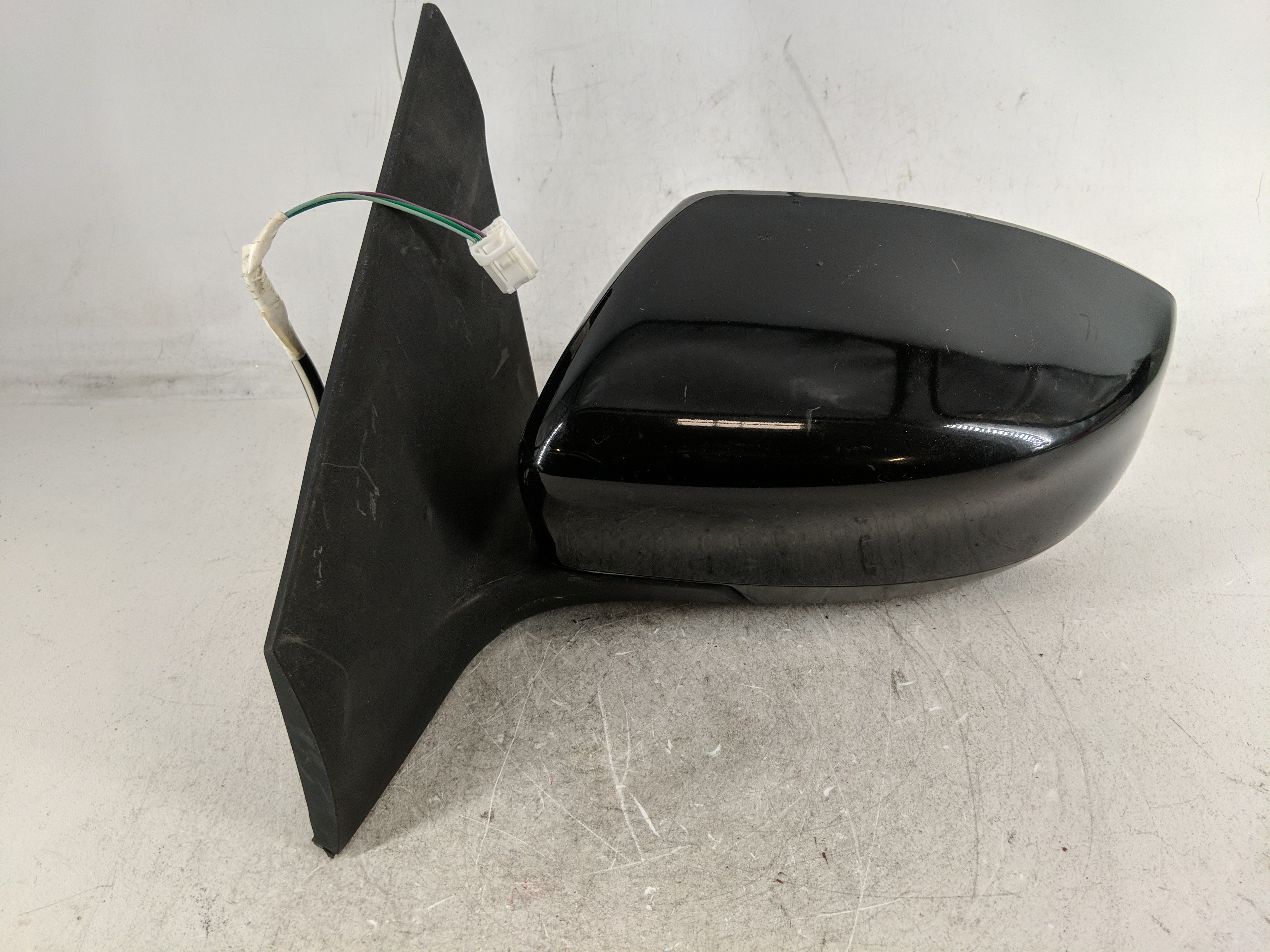 2016-2019 Nissan Sentra Driver Left Side View Power Door Mirror Black 1210096 - Oemusedautoparts1.com