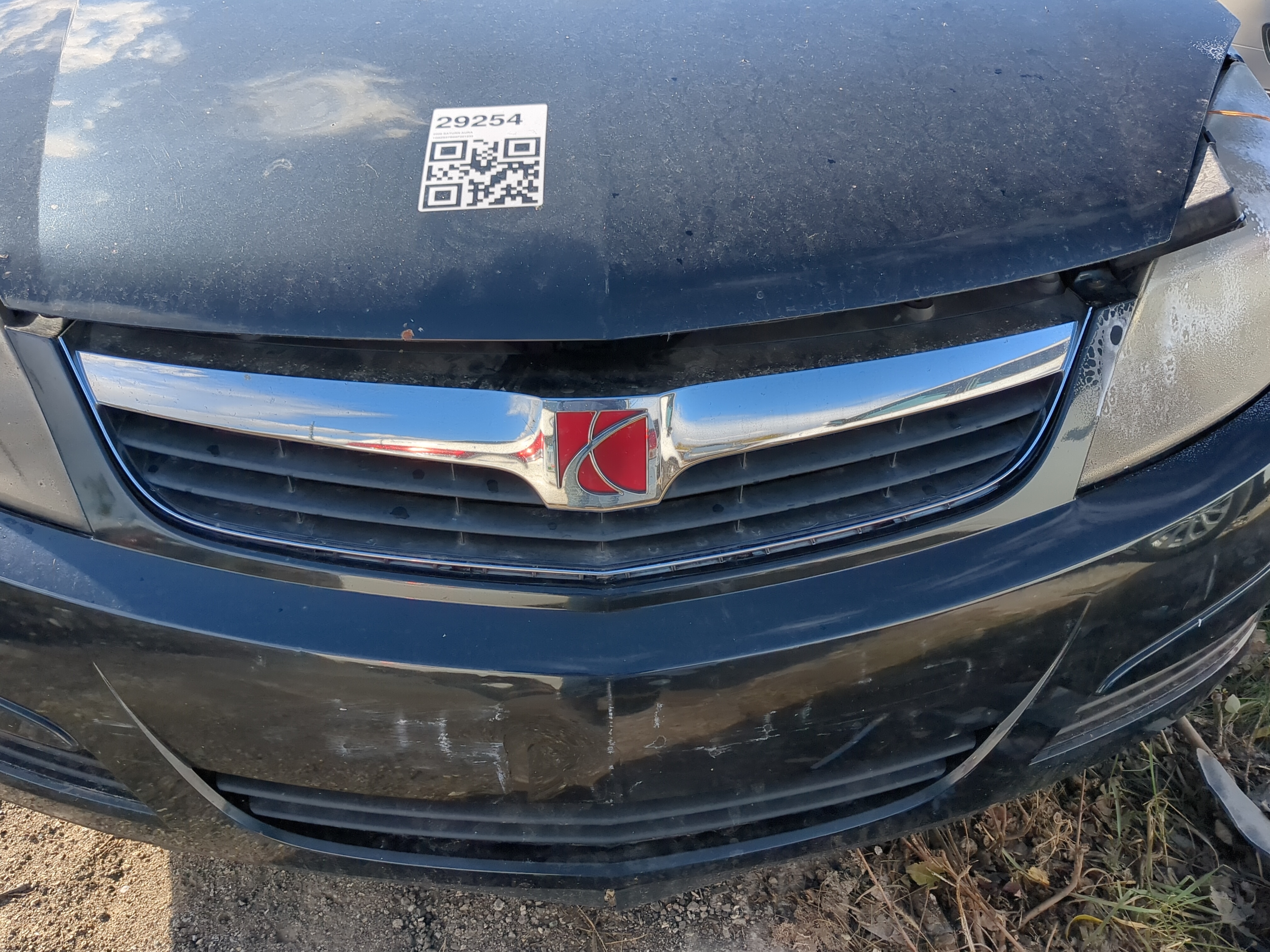 2007-2009 Saturn Aura Front Grille Bumper Not Included 1210270 - Oemusedautoparts1.com