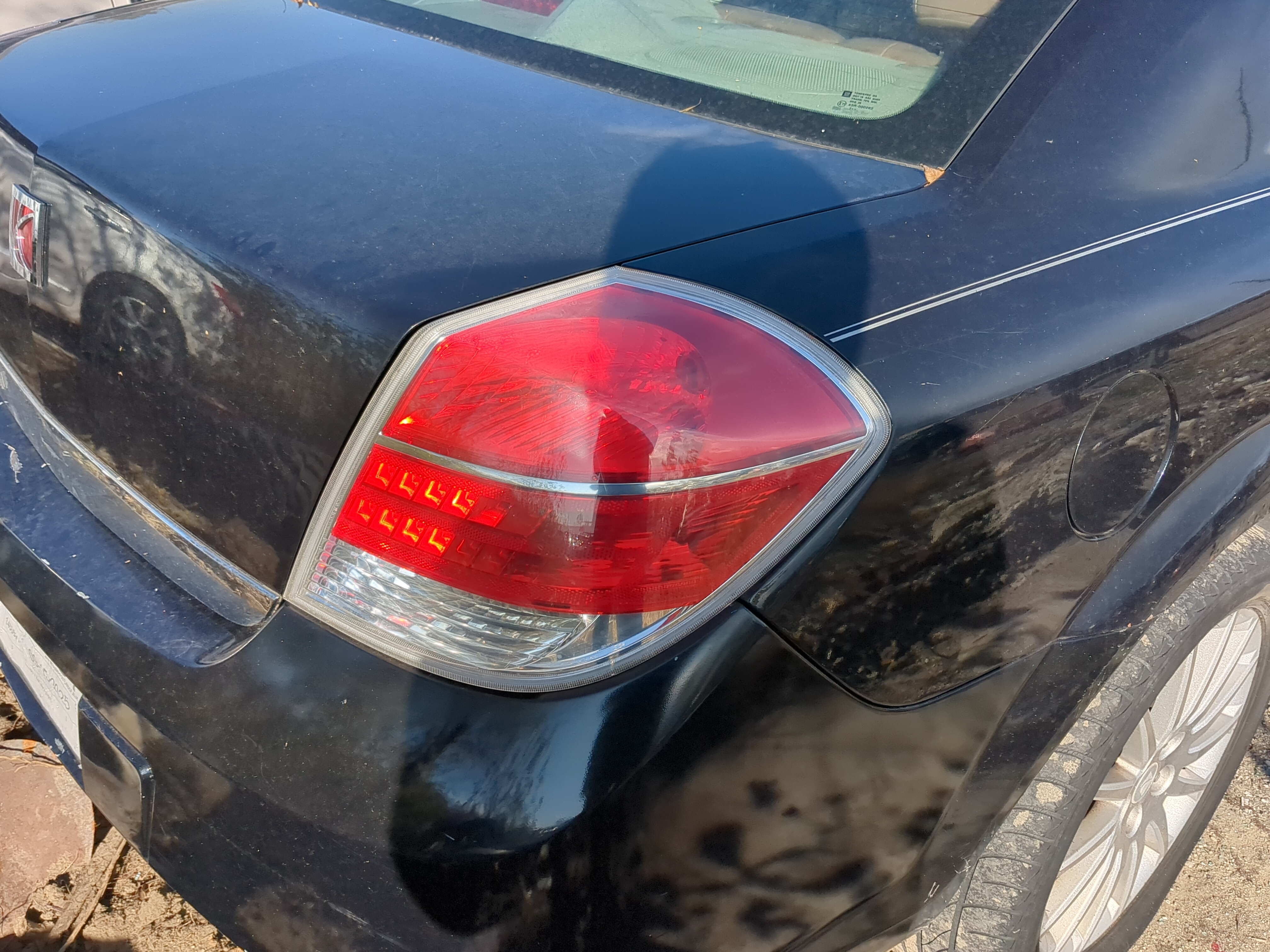 2007-2009 Saturn Aura Passenger Right Side Tail Light Taillight Oem 1210287 - Oemusedautoparts1.com