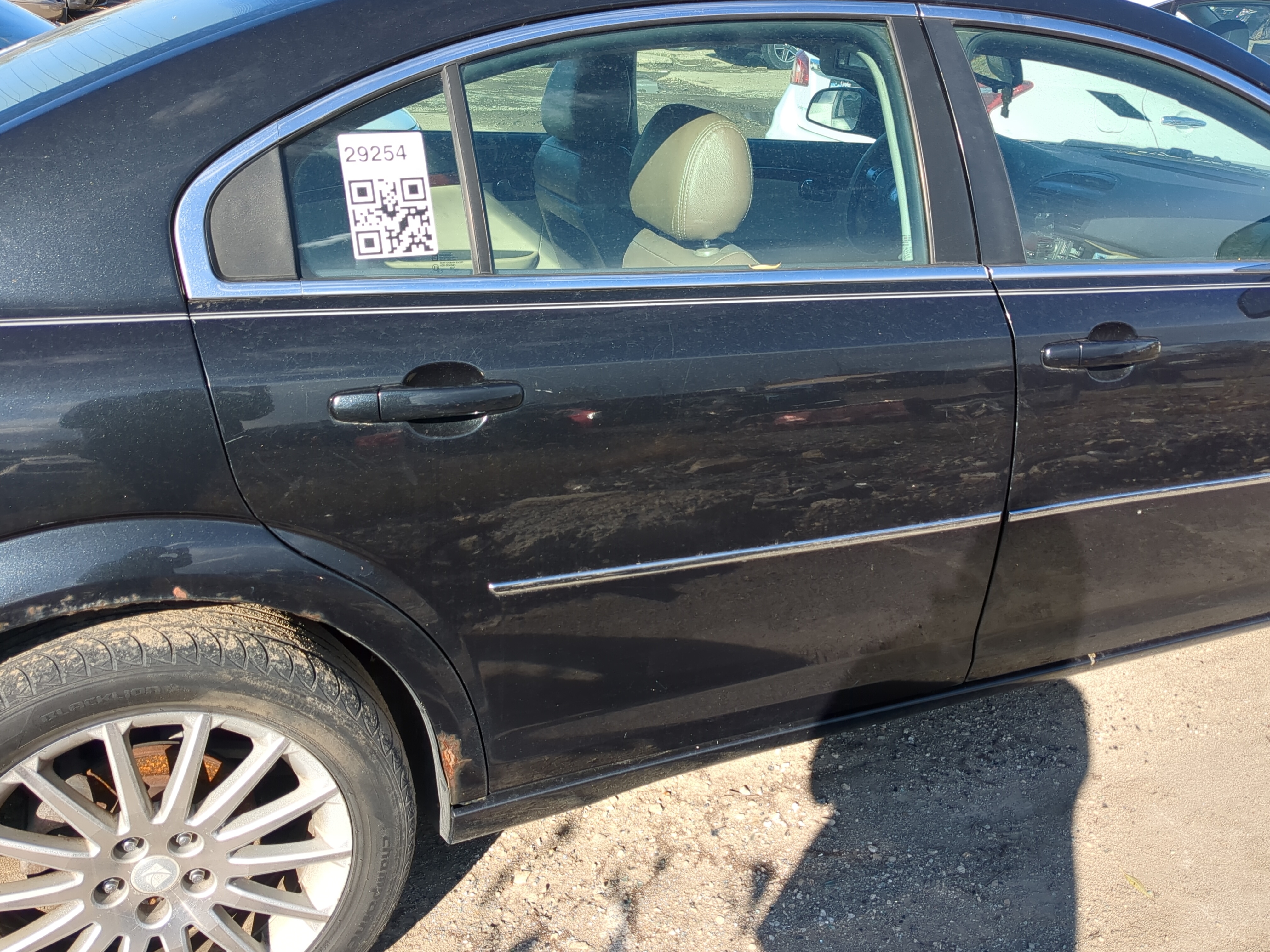 2007-2009 Saturn Aura Passenger Rear Door Oem 1210293 - Oemusedautoparts1.com