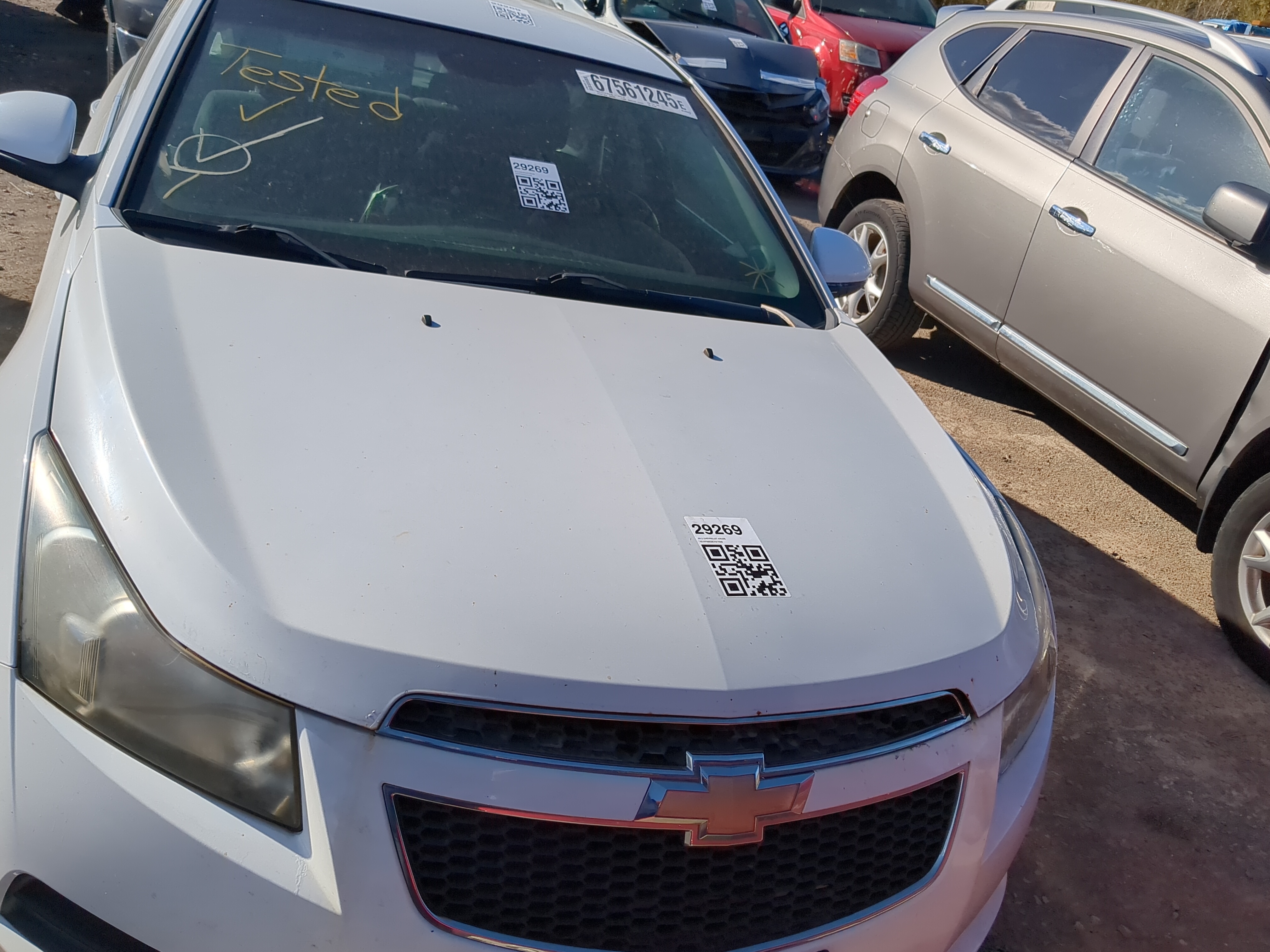 2011-2016 Chevrolet Cruze Hood Oem 1210465 - Oemusedautoparts1.com