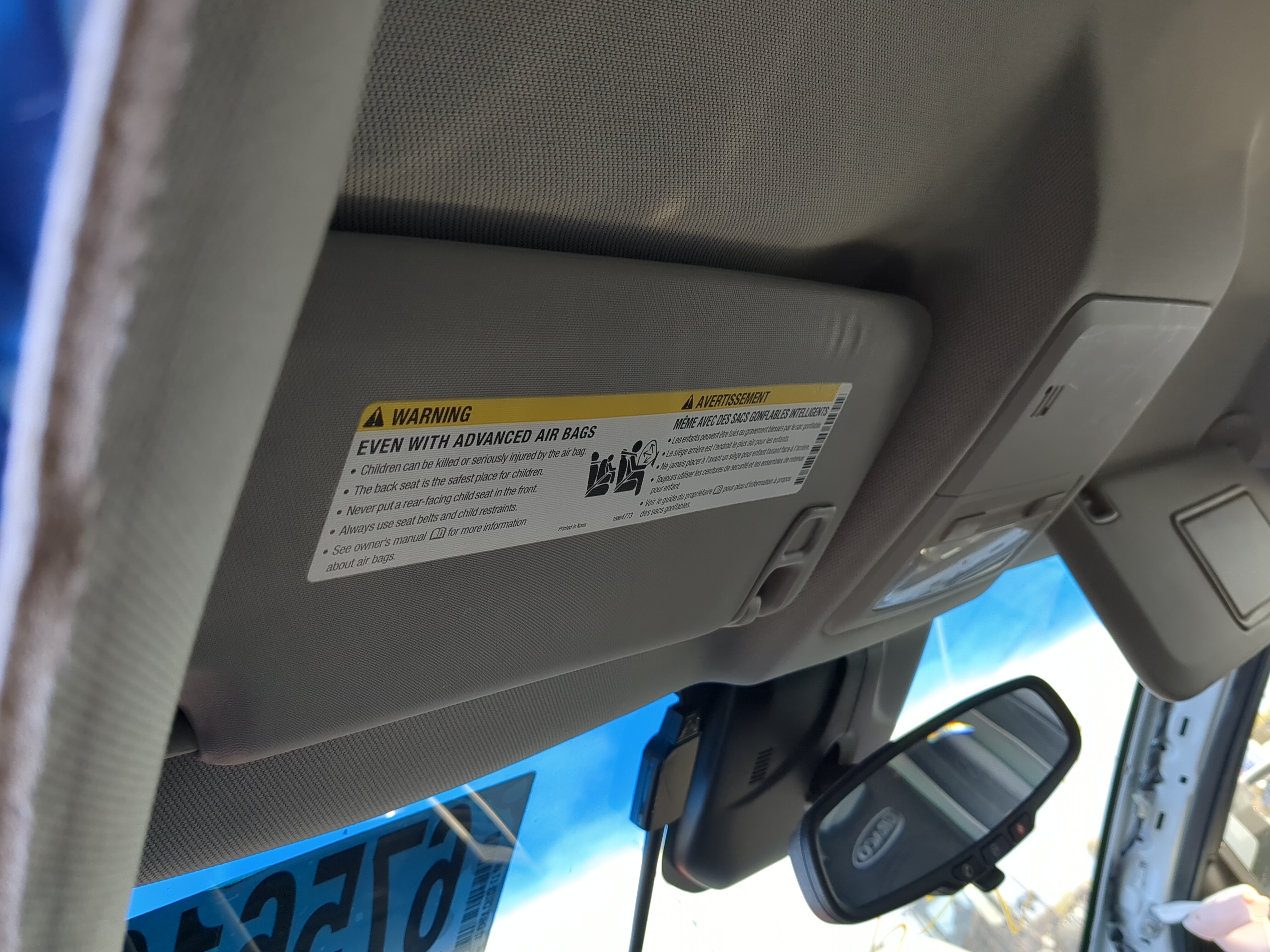 2011-2016 Chevrolet Cruze Driver Sun Visor Mirror Left Sunvisor 1210482 - Oemusedautoparts1.com