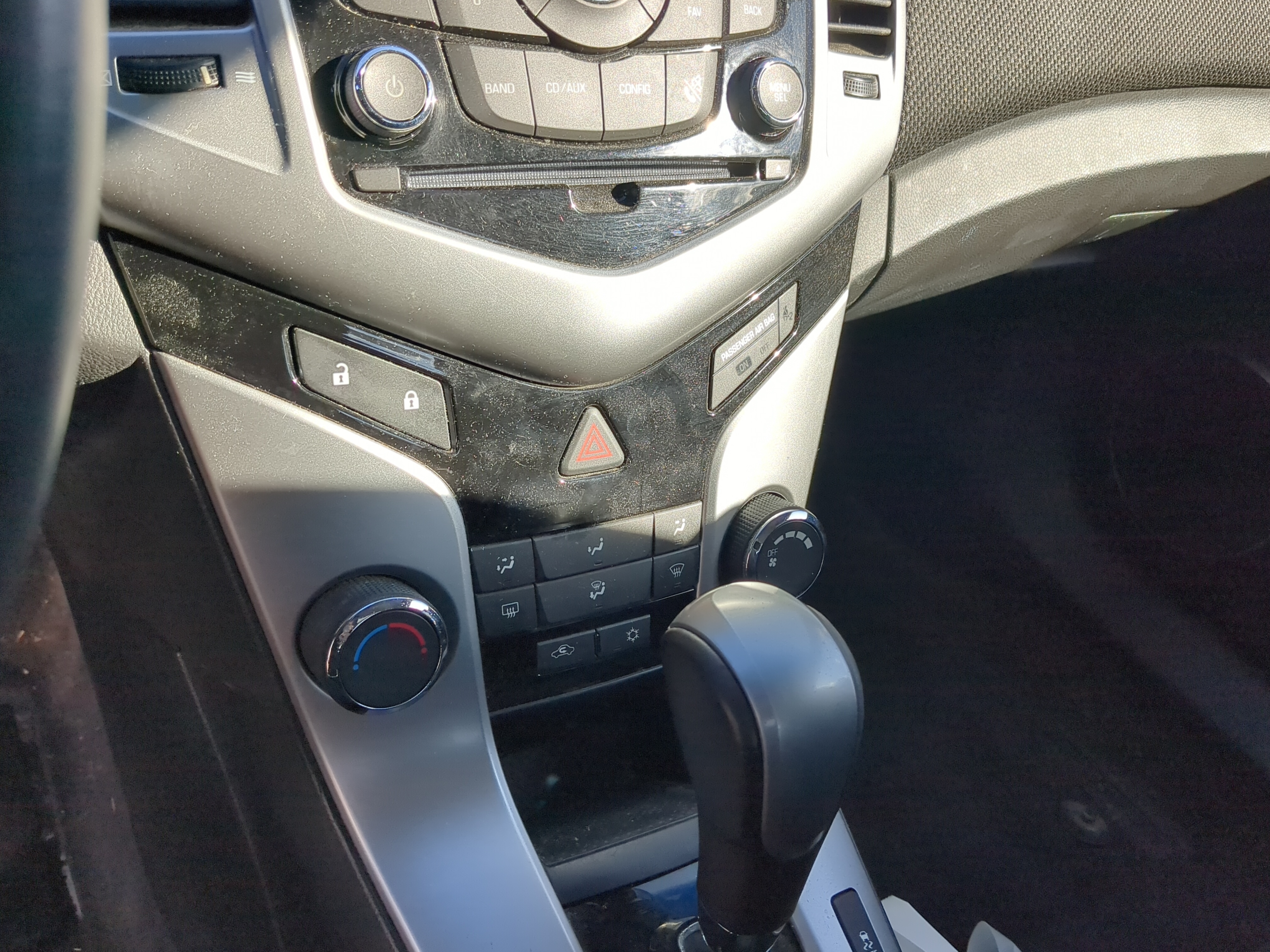 2011-2012 Chevrolet Cruze Ac Heater Climate Control 1210516 - Oemusedautoparts1.com