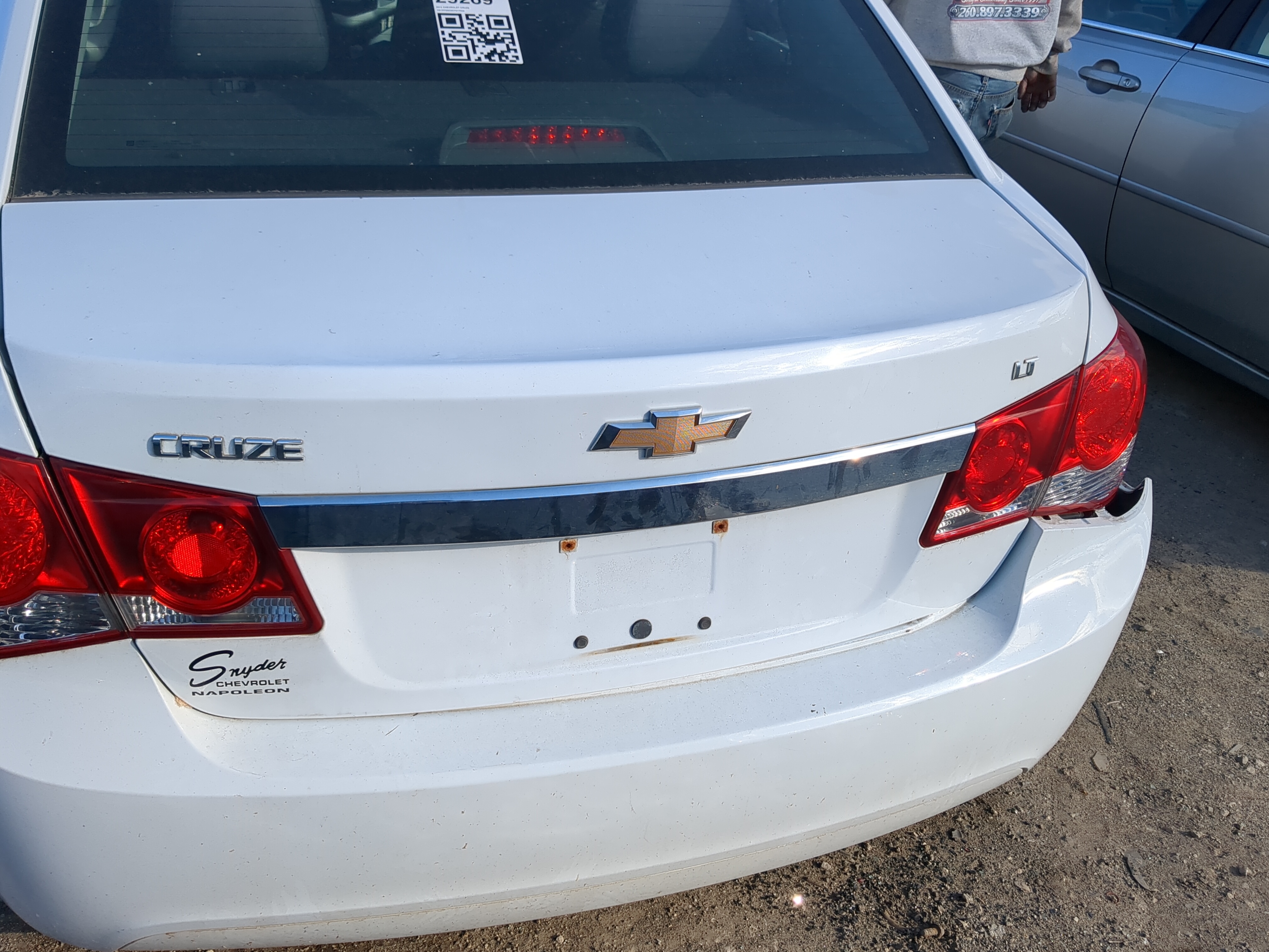 2011-2016 Chevrolet Cruze Trunk/decklid/hatch/tailgate Oem 1210540 - Oemusedautoparts1.com