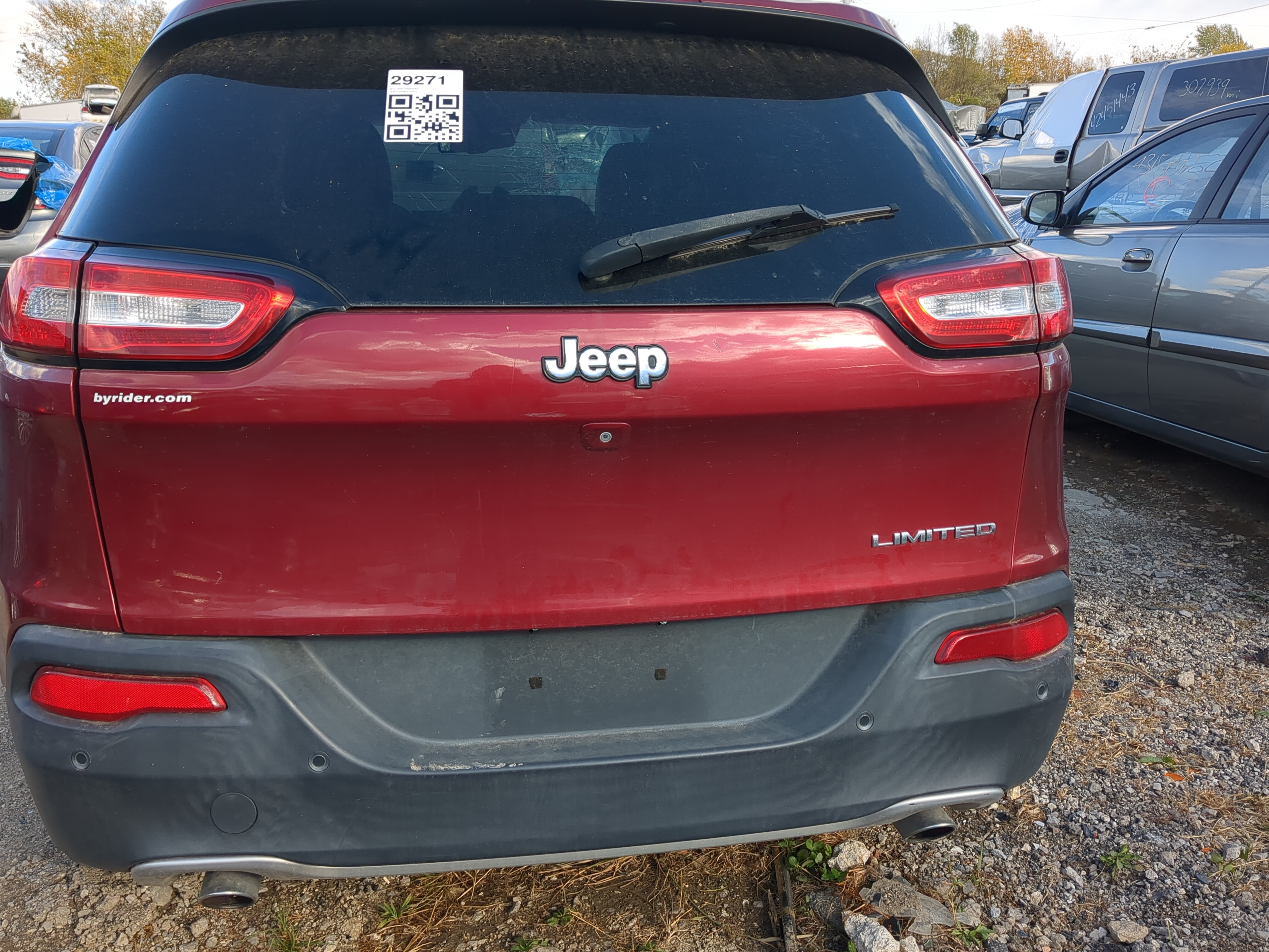 Picture of 2014-2018 Jeep Cherokee Trunk/decklid/hatch/tailgate Oem 1210727