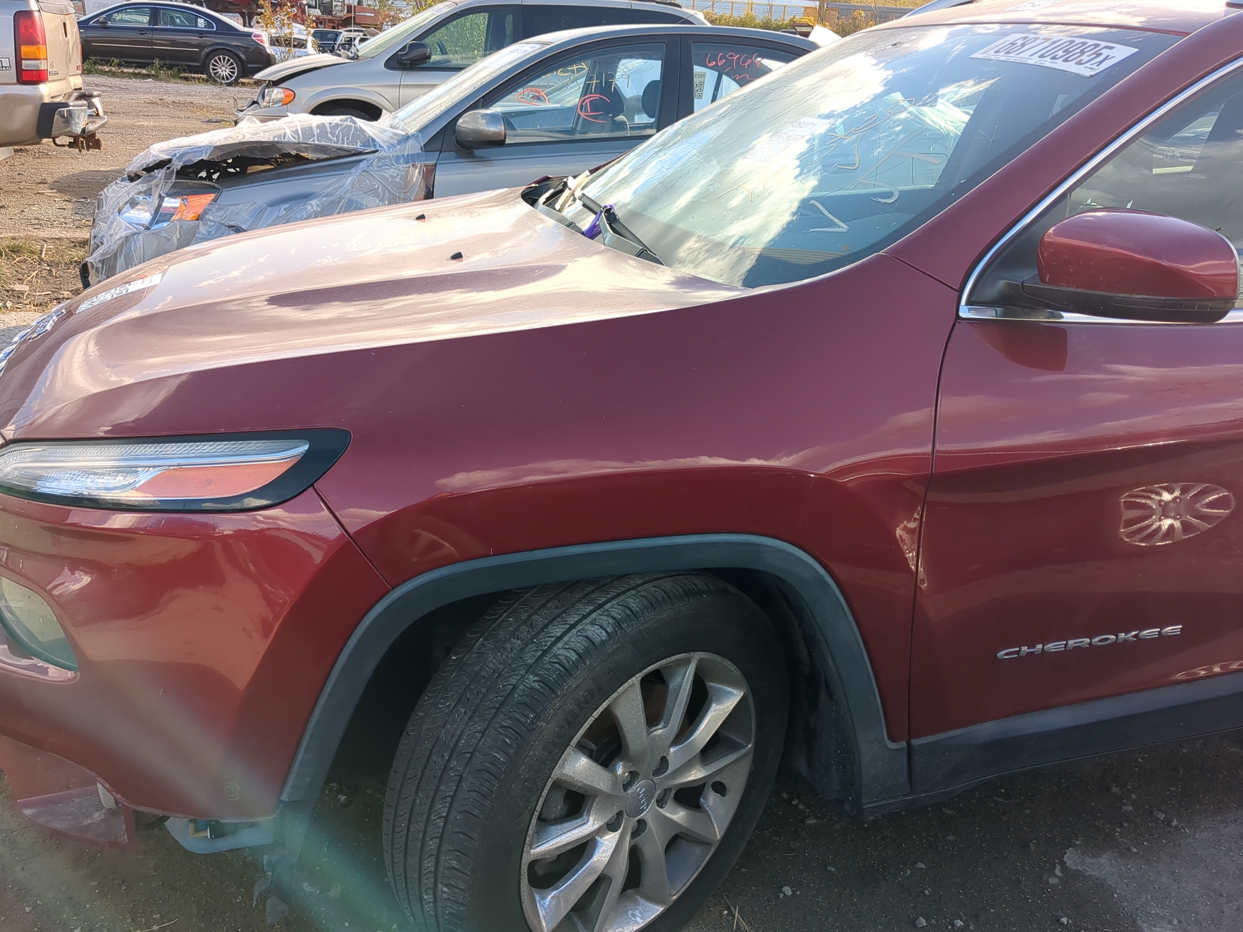 2014-2018 Jeep Cherokee Driver Fender 1210864 - Oemusedautoparts1.com