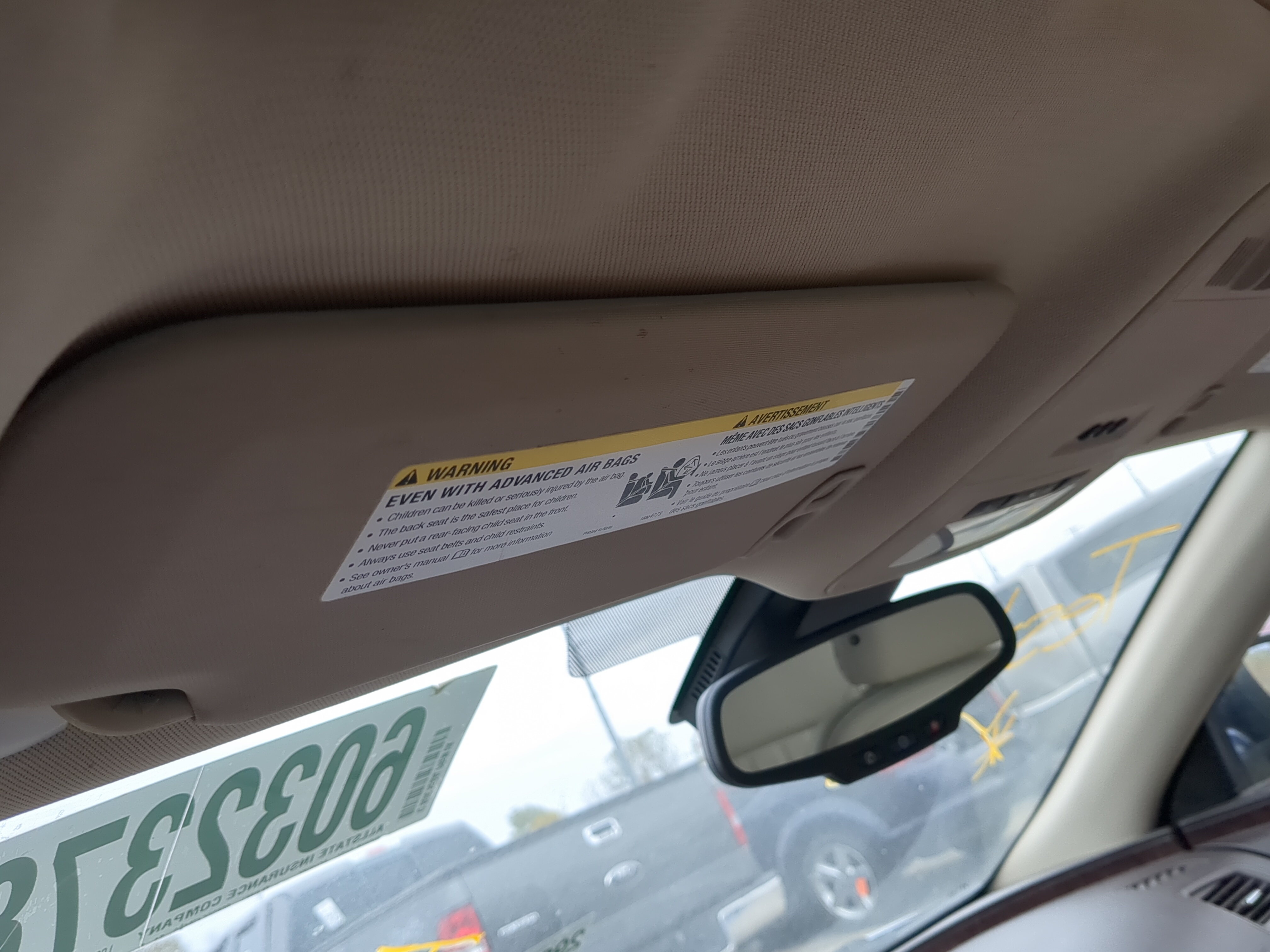 2011-2015 Buick Regal Driver Sun Visor Mirror Left Sunvisor 1211099 - Oemusedautoparts1.com