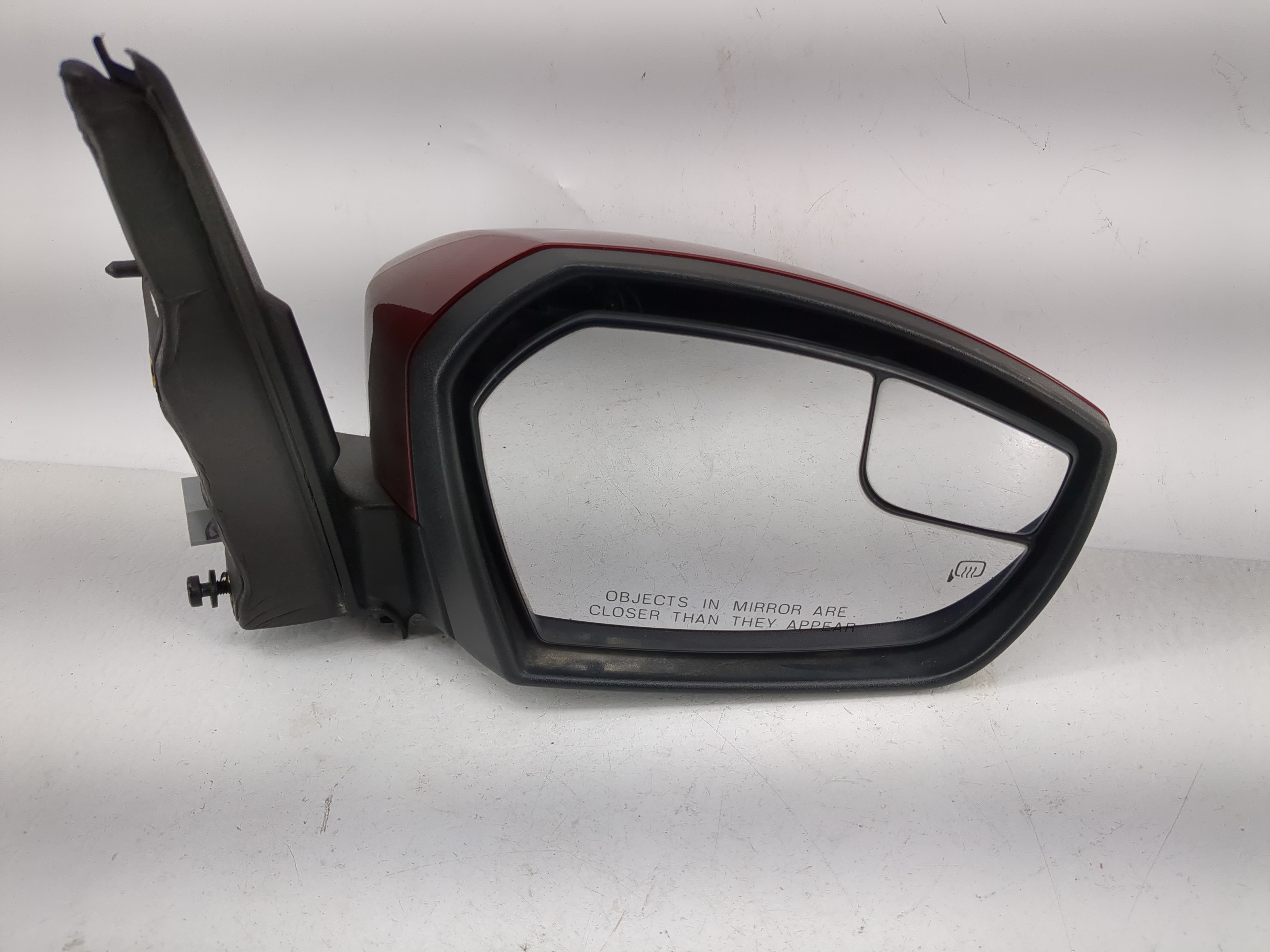 2017-2019 Ford Escape Passenger Right Side View Power Door Mirror Red 1211470 - Oemusedautoparts1.com
