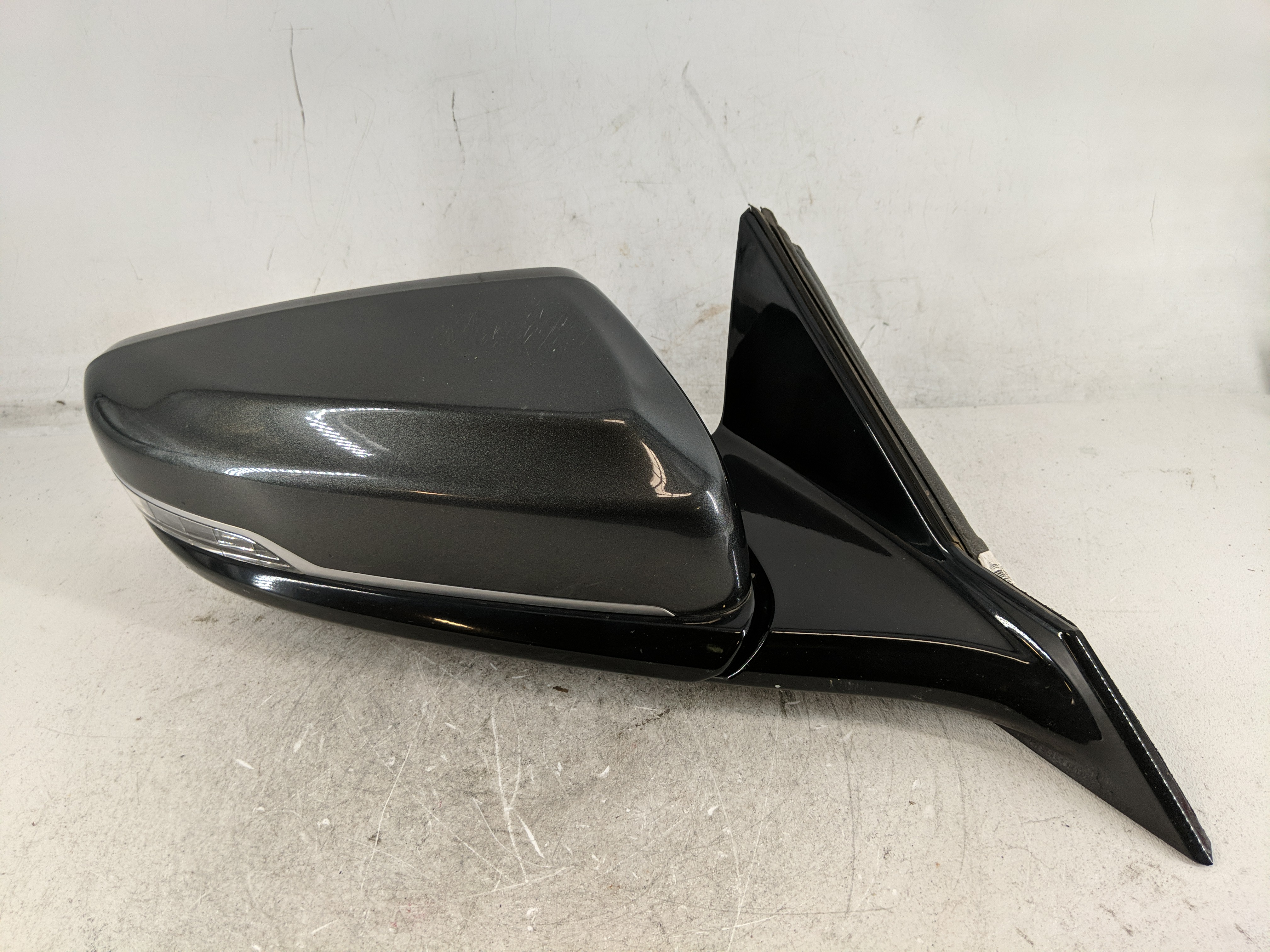 2014 Cadillac Cts Passenger Right Side View Power Door Mirror Black 1211482 - Oemusedautoparts1.com