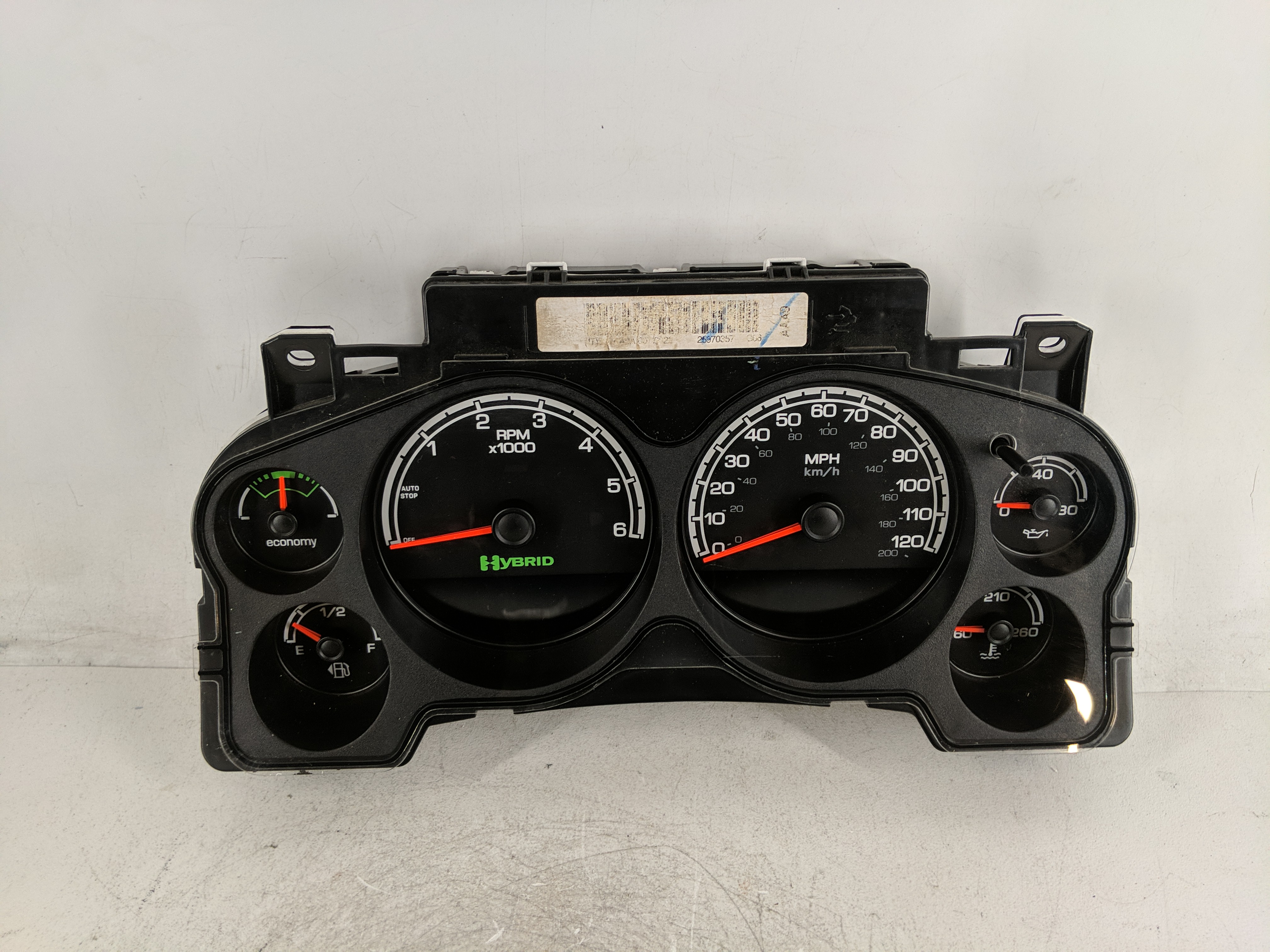 2010-2011 Chevrolet Silverado 1500 Speedometer Instrument Cluster Gauges 1211615 - Oemusedautoparts1.com