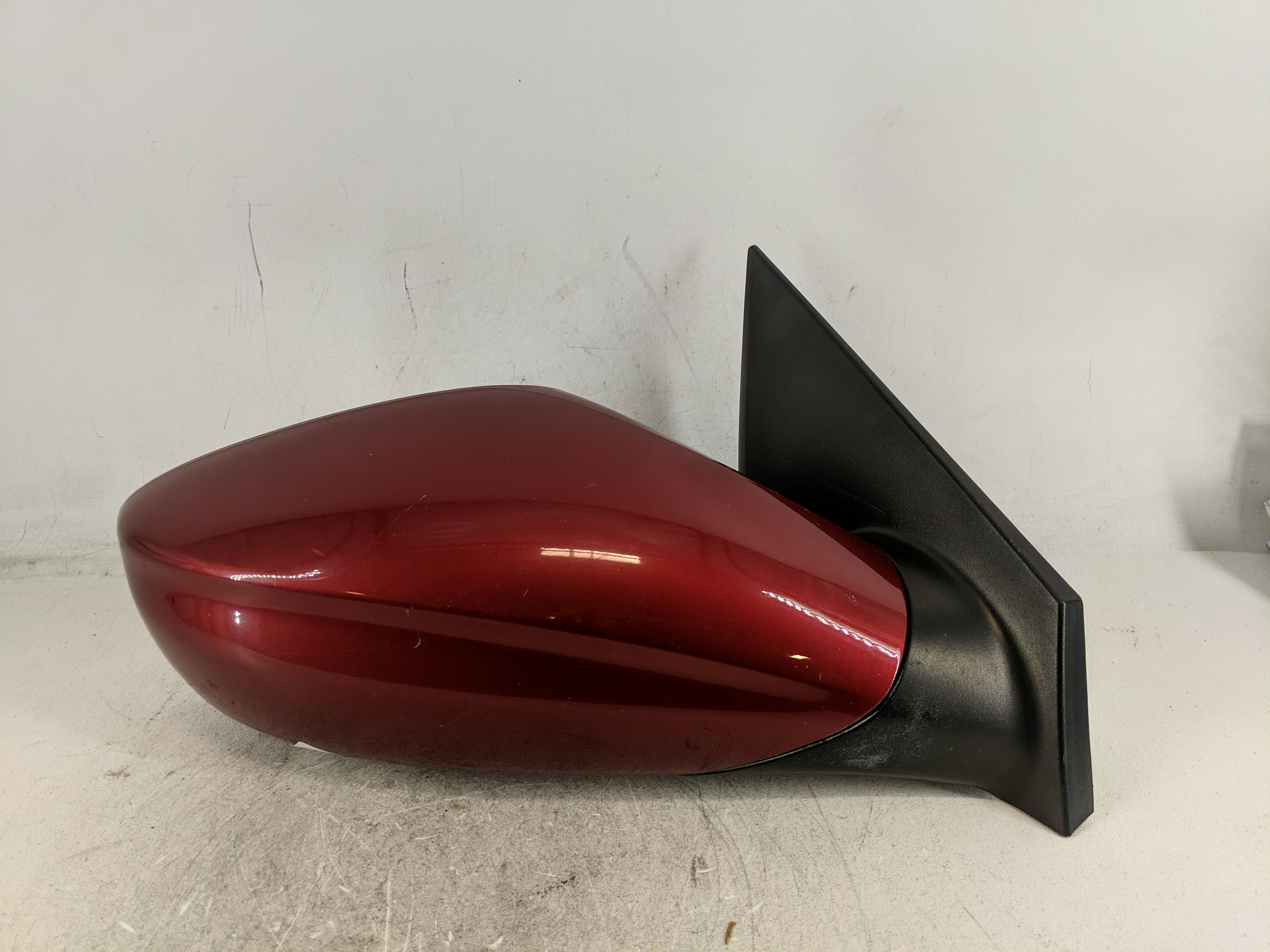 2011-2014 Hyundai Sonata Driver Left Side View Power Door Mirror Red 1211654 - Oemusedautoparts1.com