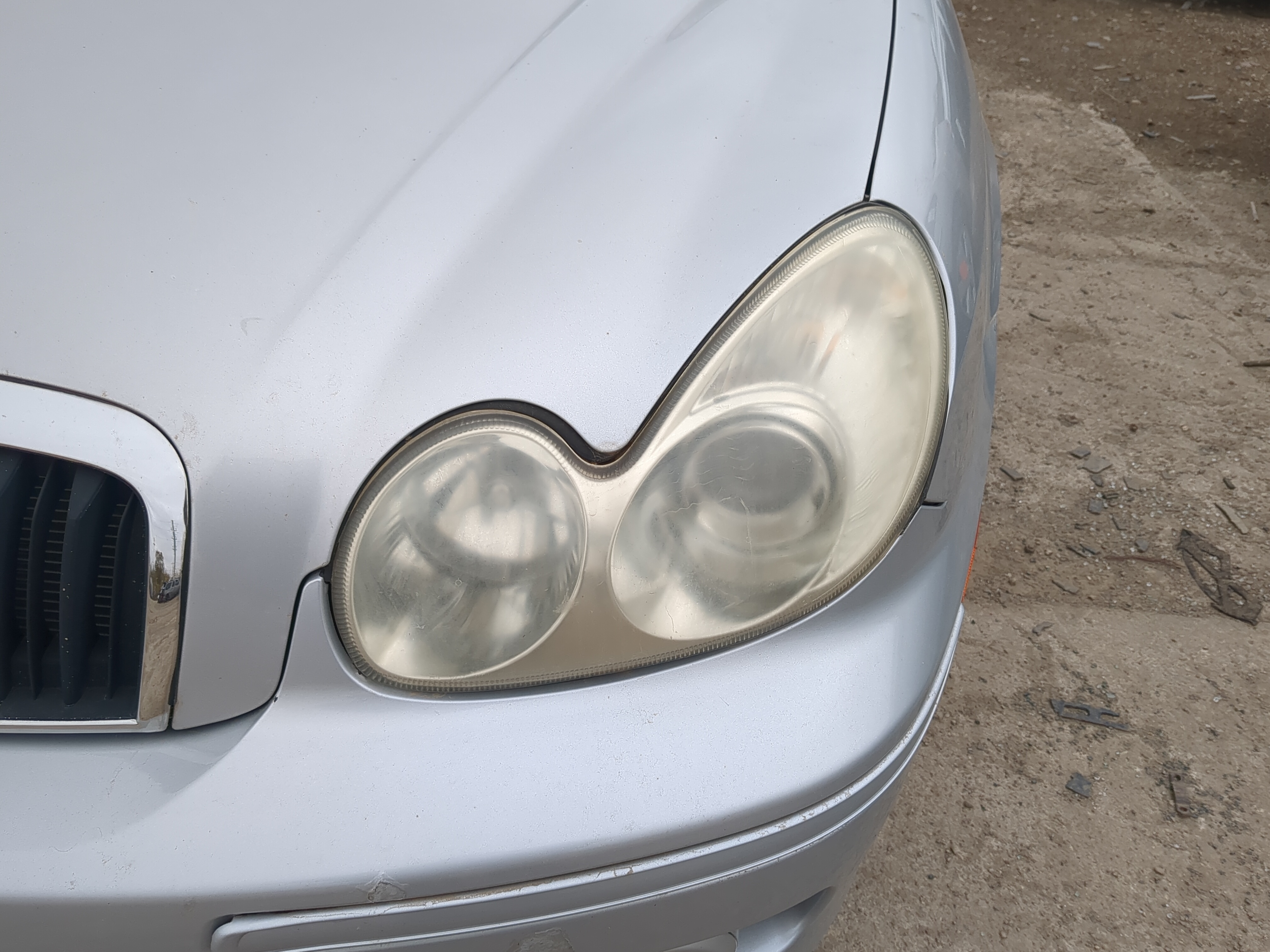 2002-2005 Hyundai Sonata Driver Left Oem Head Light Headlight Lamp 1211888 - Oemusedautoparts1.com