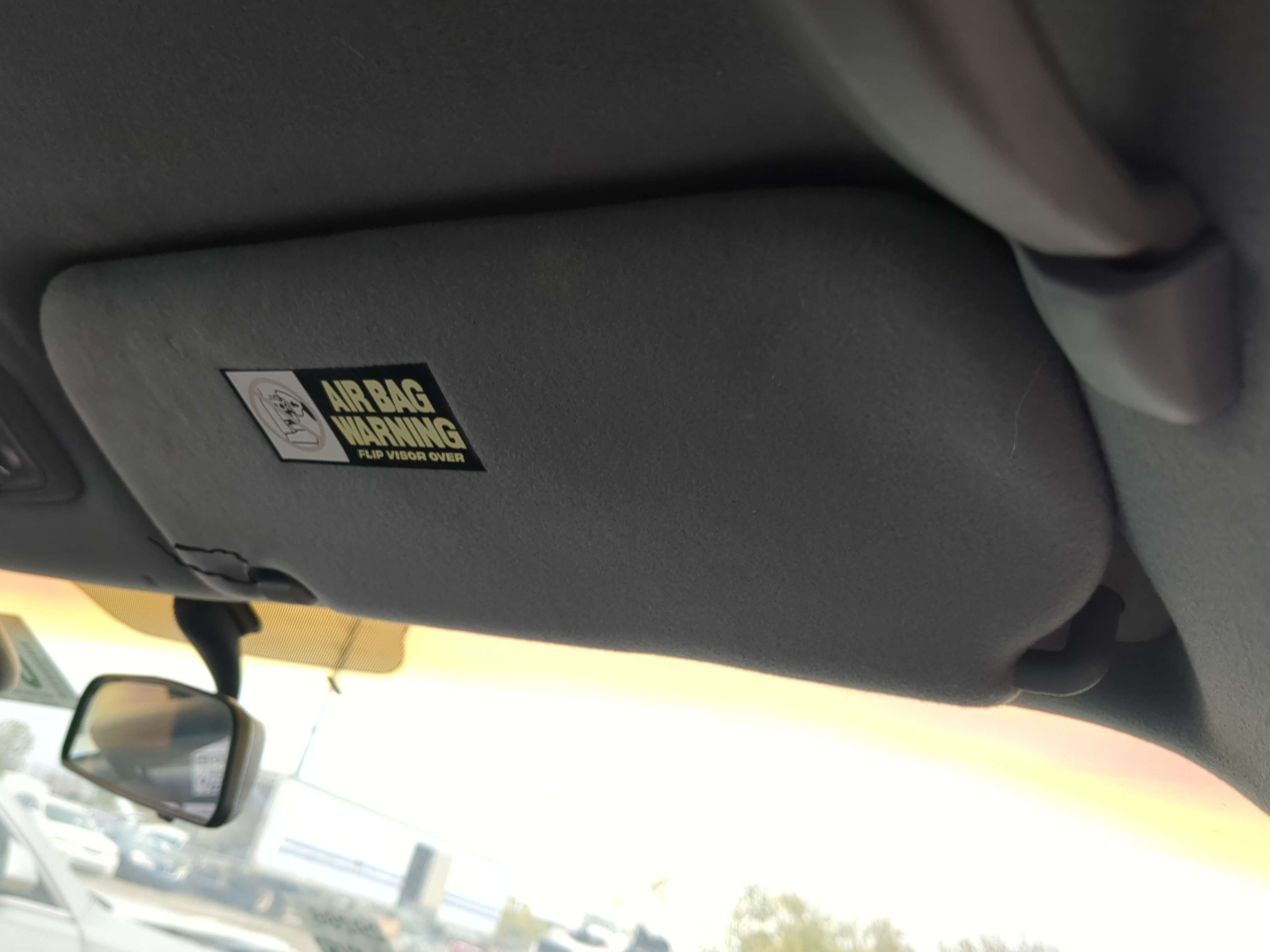 2002-2005 Hyundai Sonata Passenger Sun Visor Mirror Right Sunvisor 1211915 - Oemusedautoparts1.com